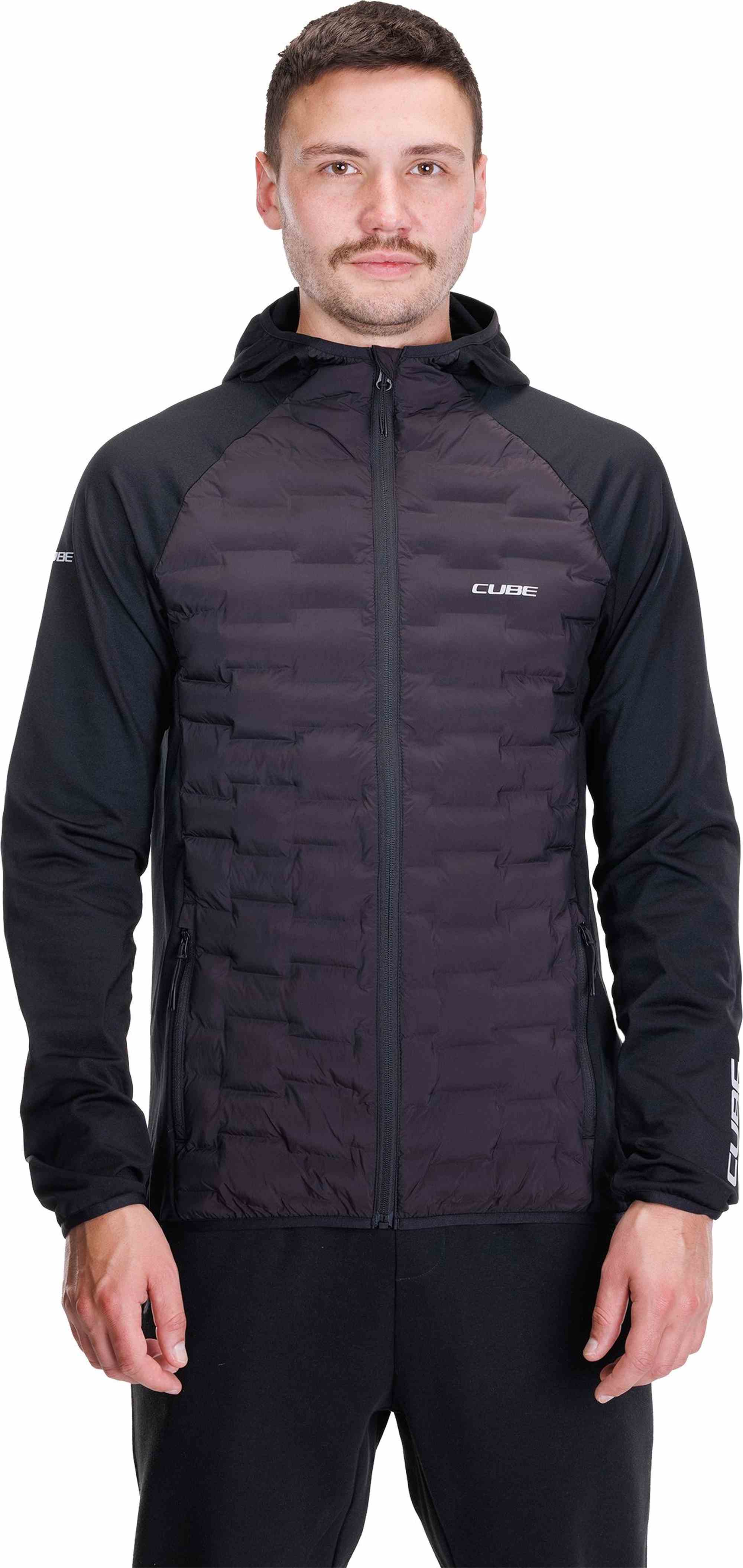 Cube Padded Jacket Black - Image 3