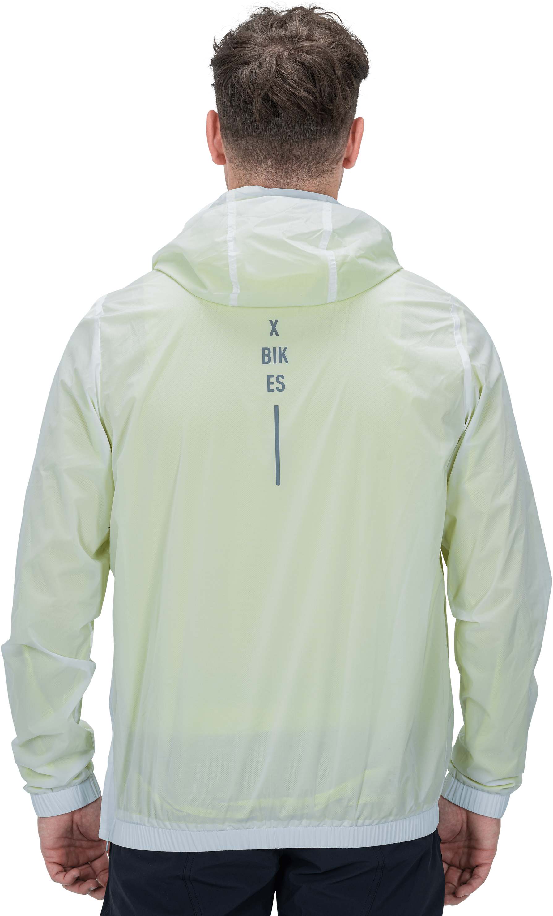 CUBE Pullover Jacket Grey/Neon Yellow - Image 2