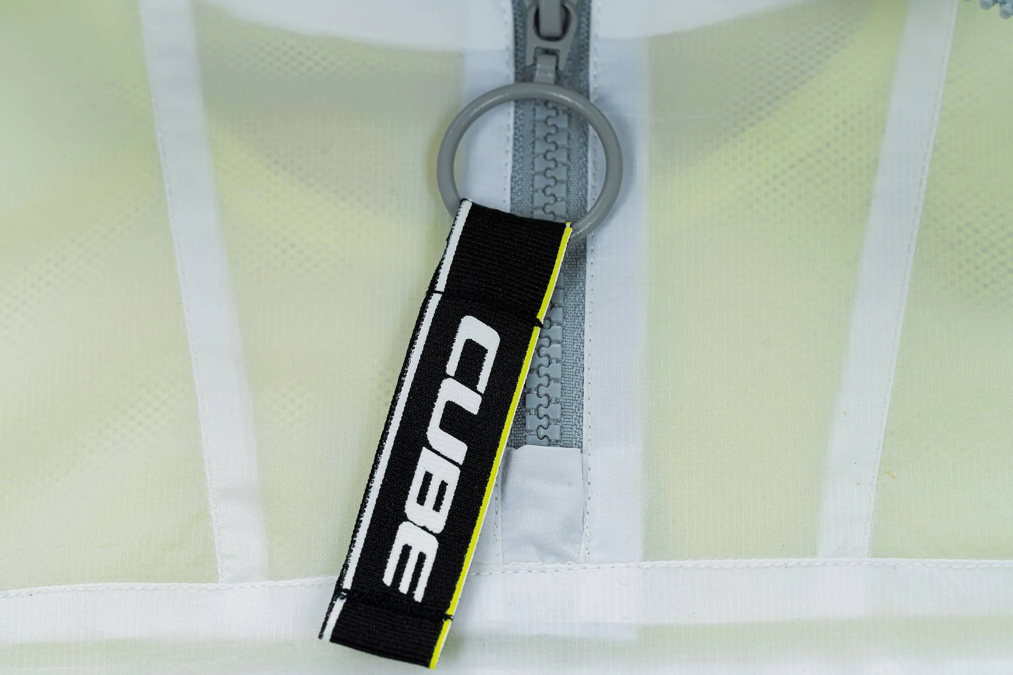 CUBE Pullover Jacket Grey/Neon Yellow - Image 3