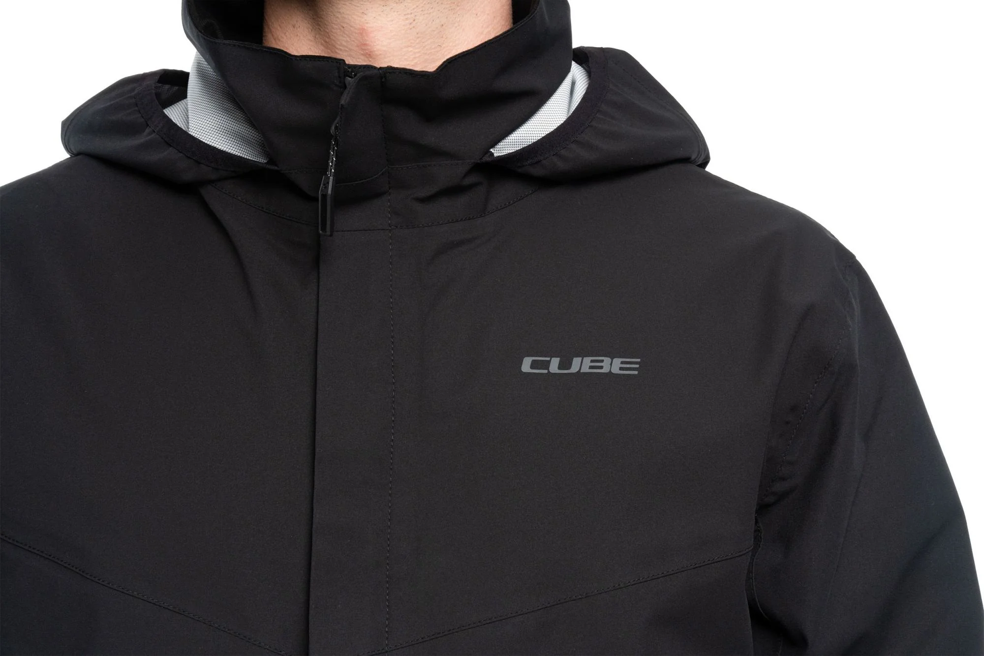CUBE RAIN JACKET CMPT BLACK - Image 7