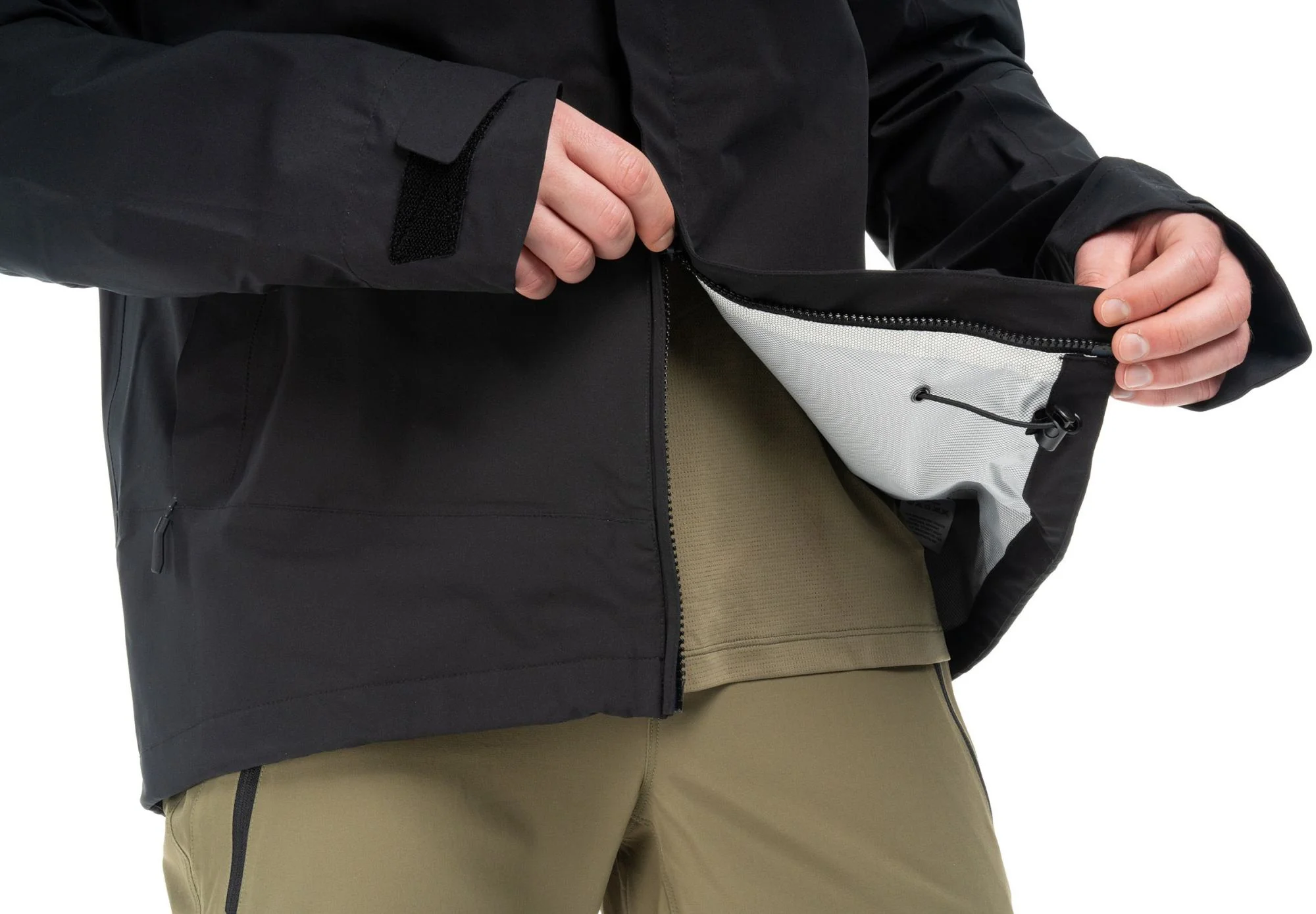 CUBE RAIN JACKET CMPT BLACK - Image 8
