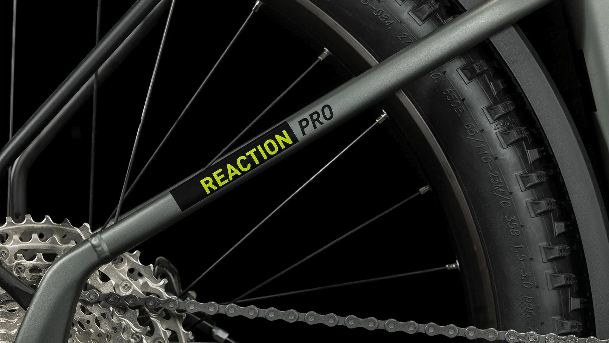 CUBE REACTION HYBRID PRO 625 ALLROAD FLASHGREY/GREEN - Image 7