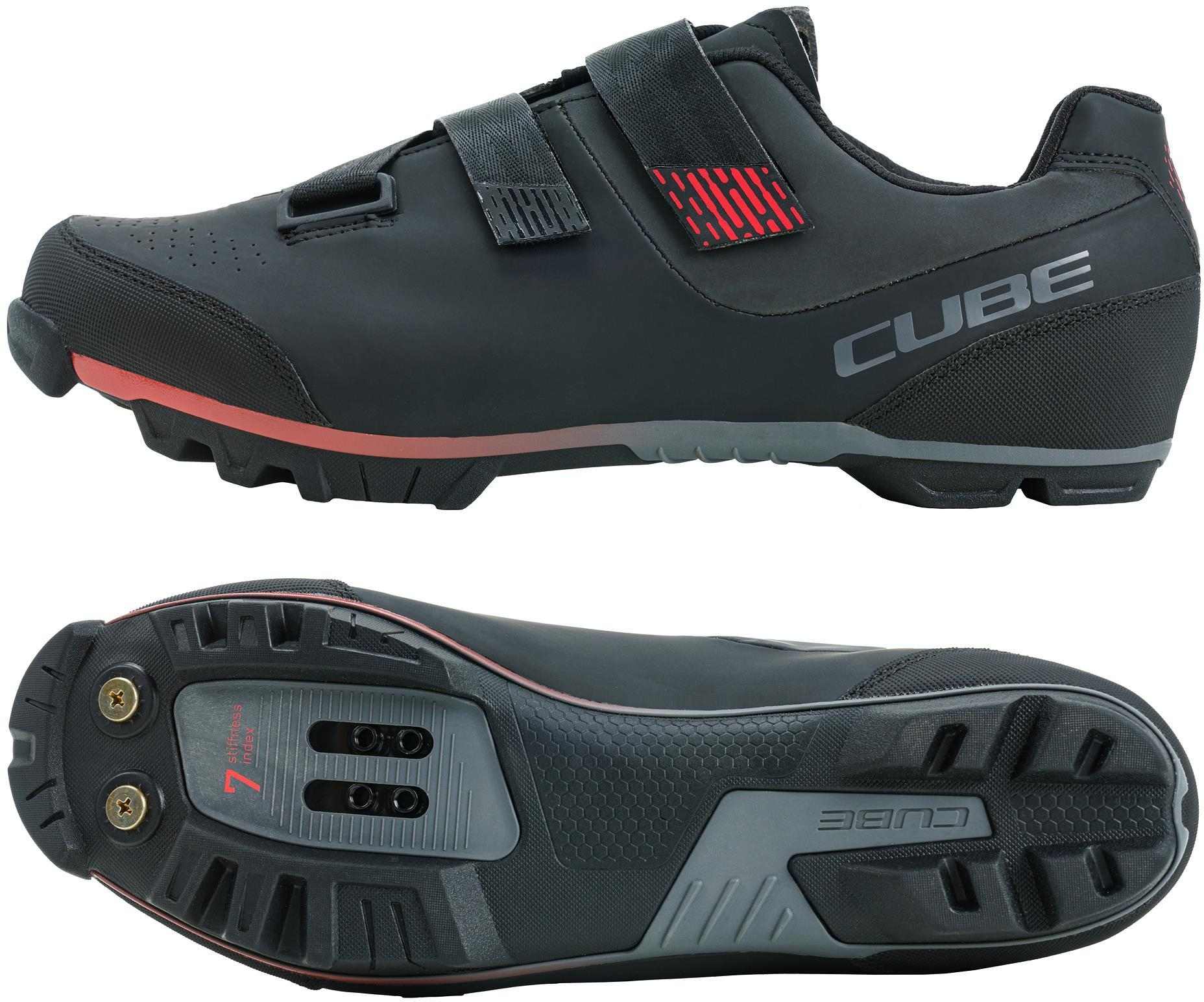 CUBE SHOES MTB PEAK BLACK/RED - Image 3