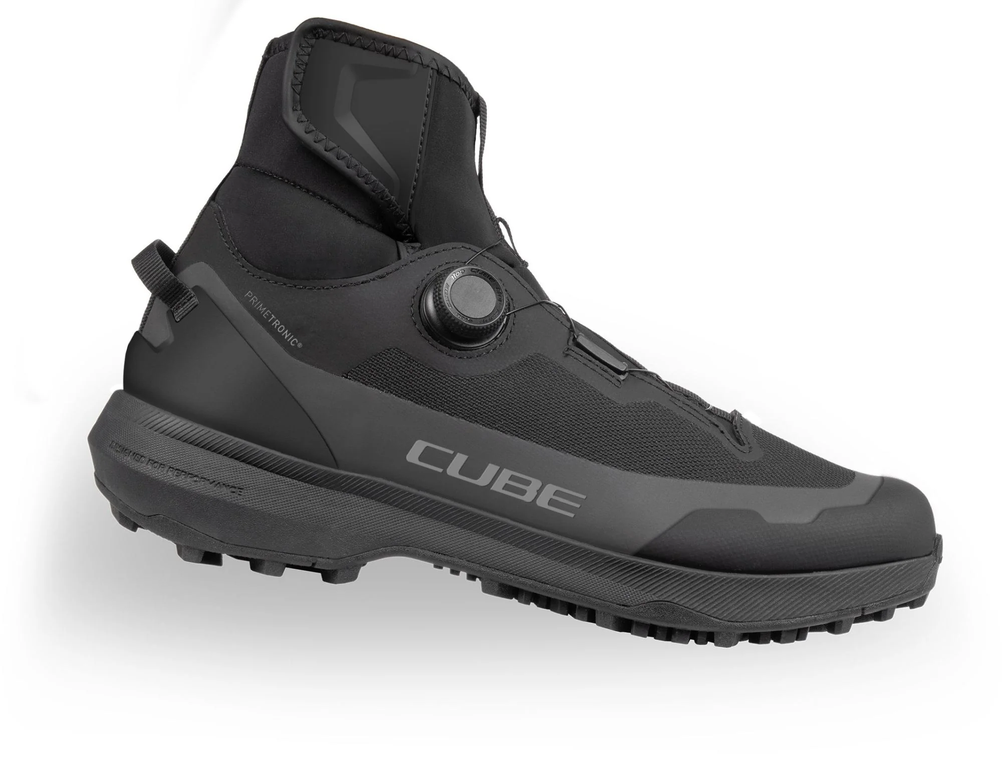 CUBE SHOES OX PRO MIDCUT PRIMETRONIC BLACK
