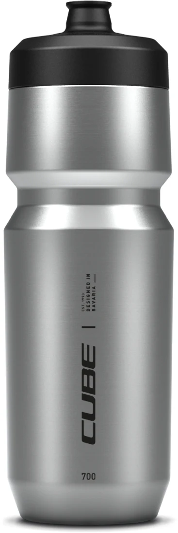 CUBE STAINLESS STEEL BOTTLE ARC SPORT 700 BRUSHED GREY
