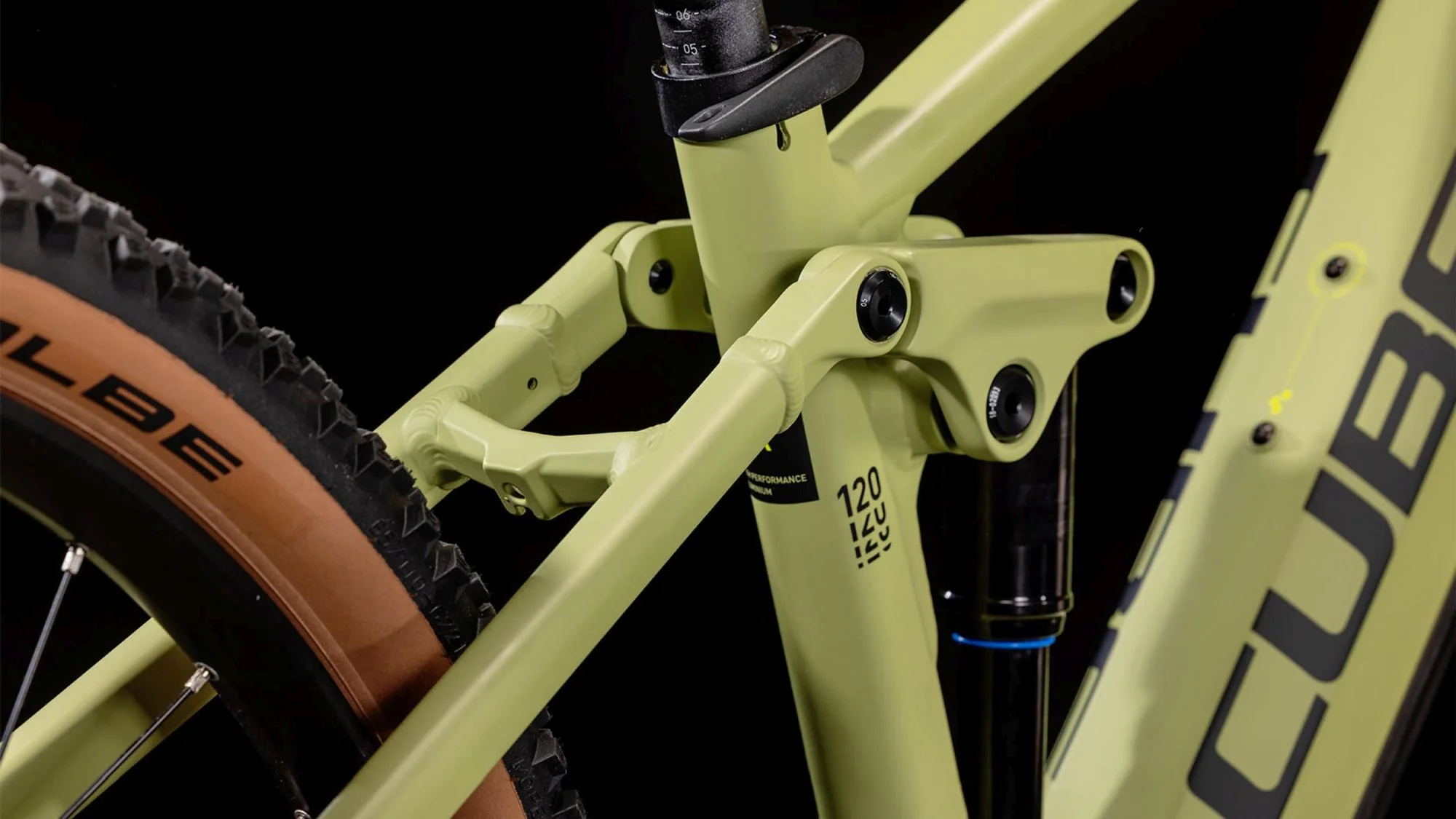 CUBE STEREO HYBRID 120 ONE 625 OLIVE/GREEN - Image 3