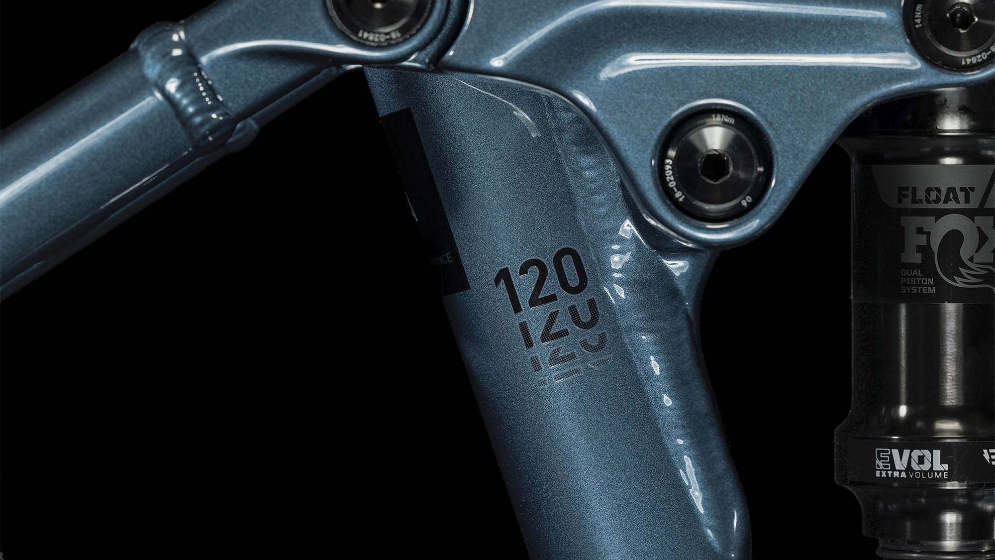 CUBE STEREO HYBRID 120 RACE 750 PETROLBLUE/CHROME - Image 5