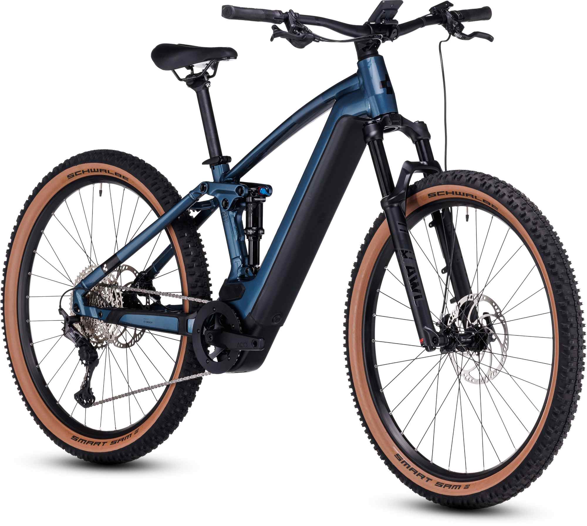 CUBE STEREO HYBRID 120 RACE 750 PETROLBLUE/CHROME - Image 8