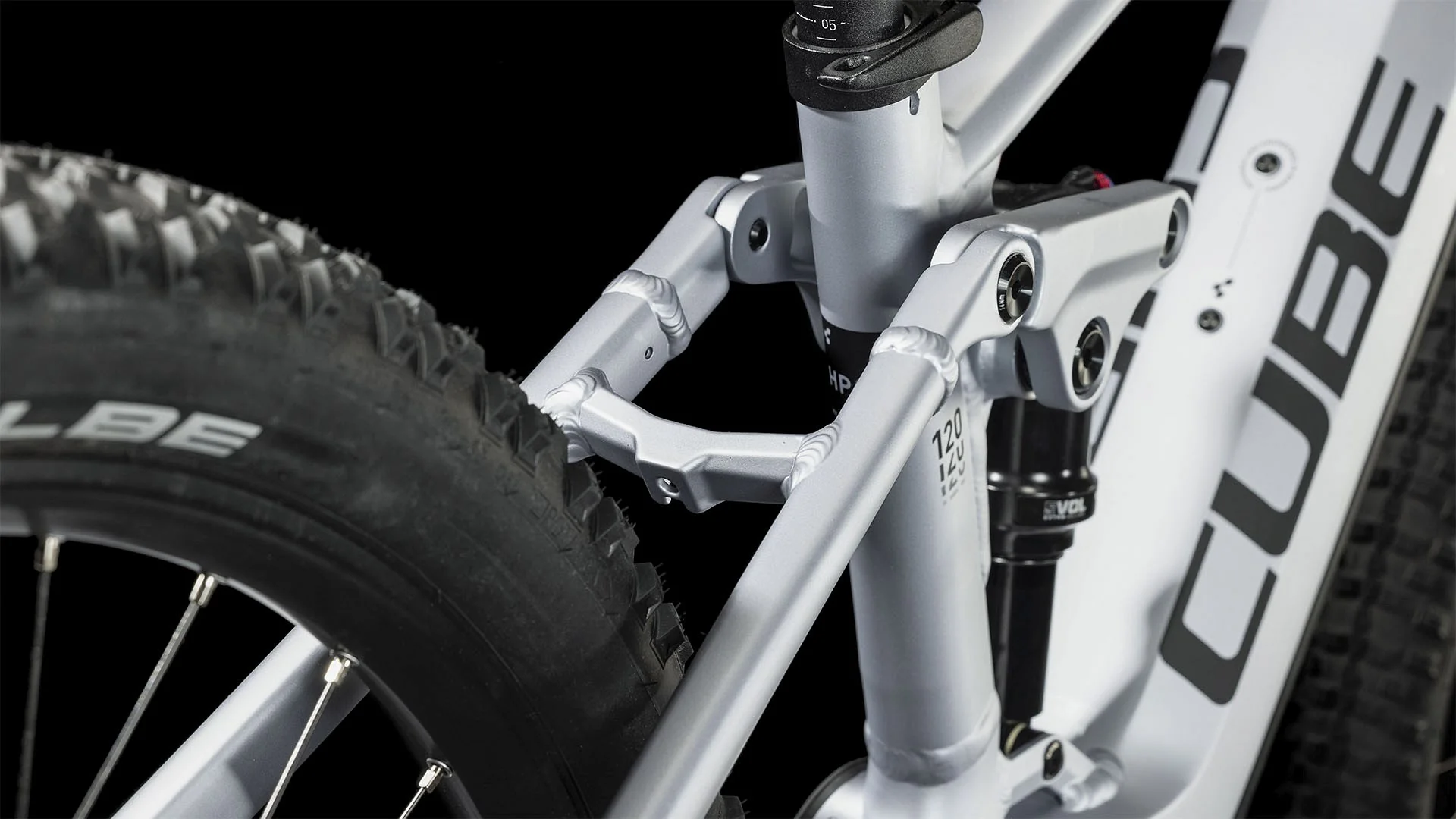 CUBE STEREO HYBRID 120 RACE 750 POLARSILVER - Image 4