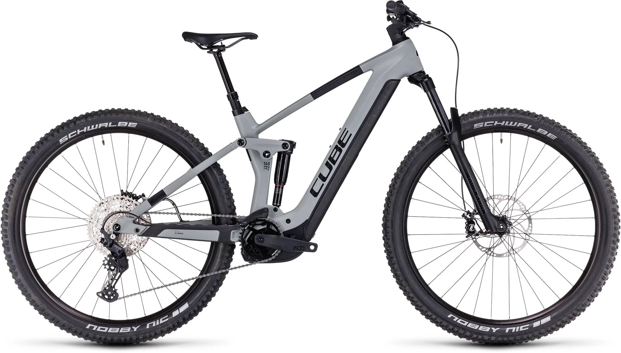 CUBE STEREO HYBRID 140 HPC PRO 750 SWAMPGREY/BLACK