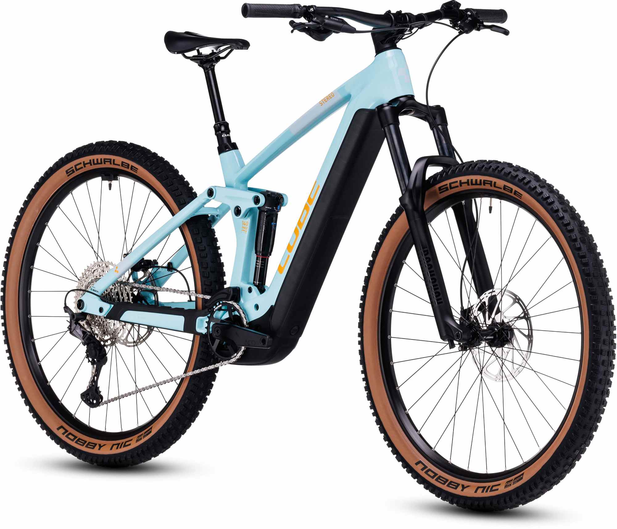 CUBE STEREO HYBRID 140 HPC RACE 750 DAZZLE/ORANGE - Image 8