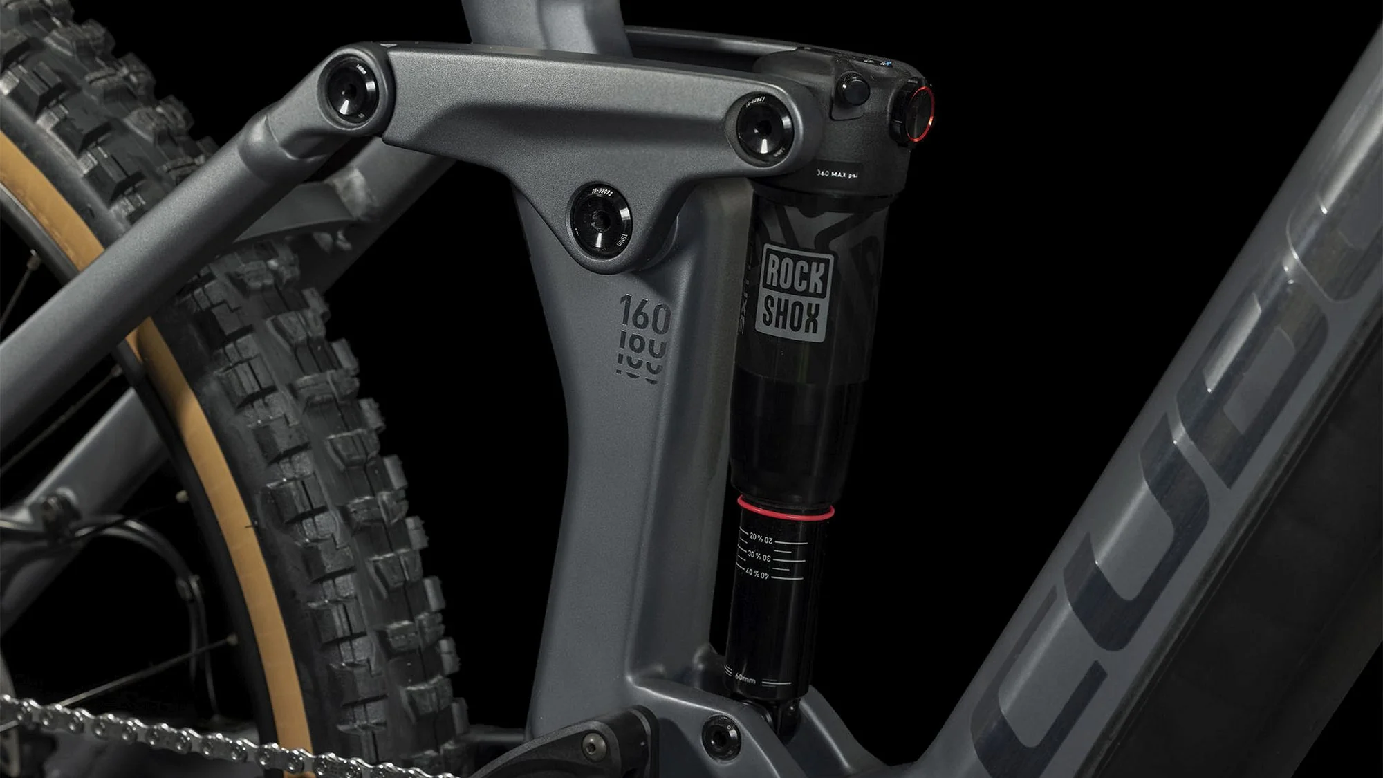 CUBE STEREO HYBRID 160 HPC RACE 750 27.5 GREY/METAL - Image 4