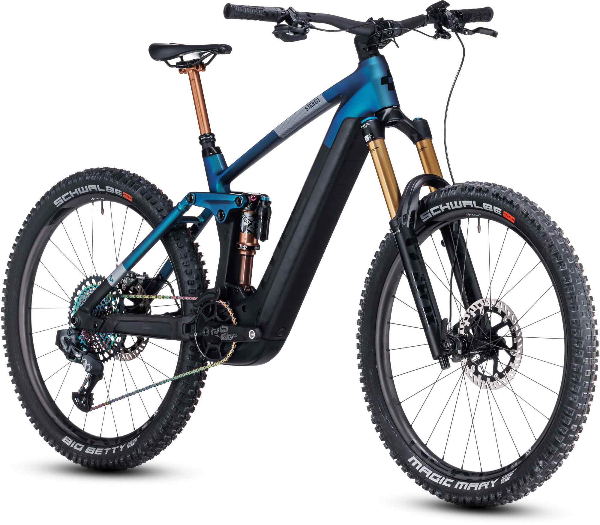 CUBE STEREO HYBRID 160 HPC SLT 750 27.5 NEBULA/CARBON - Image 9