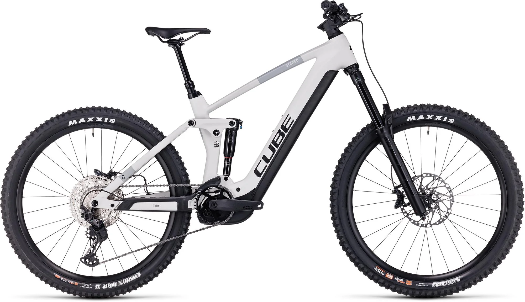CUBE STEREO HYBRID 160 HPC SLX 750 27.5 GREY/GREY