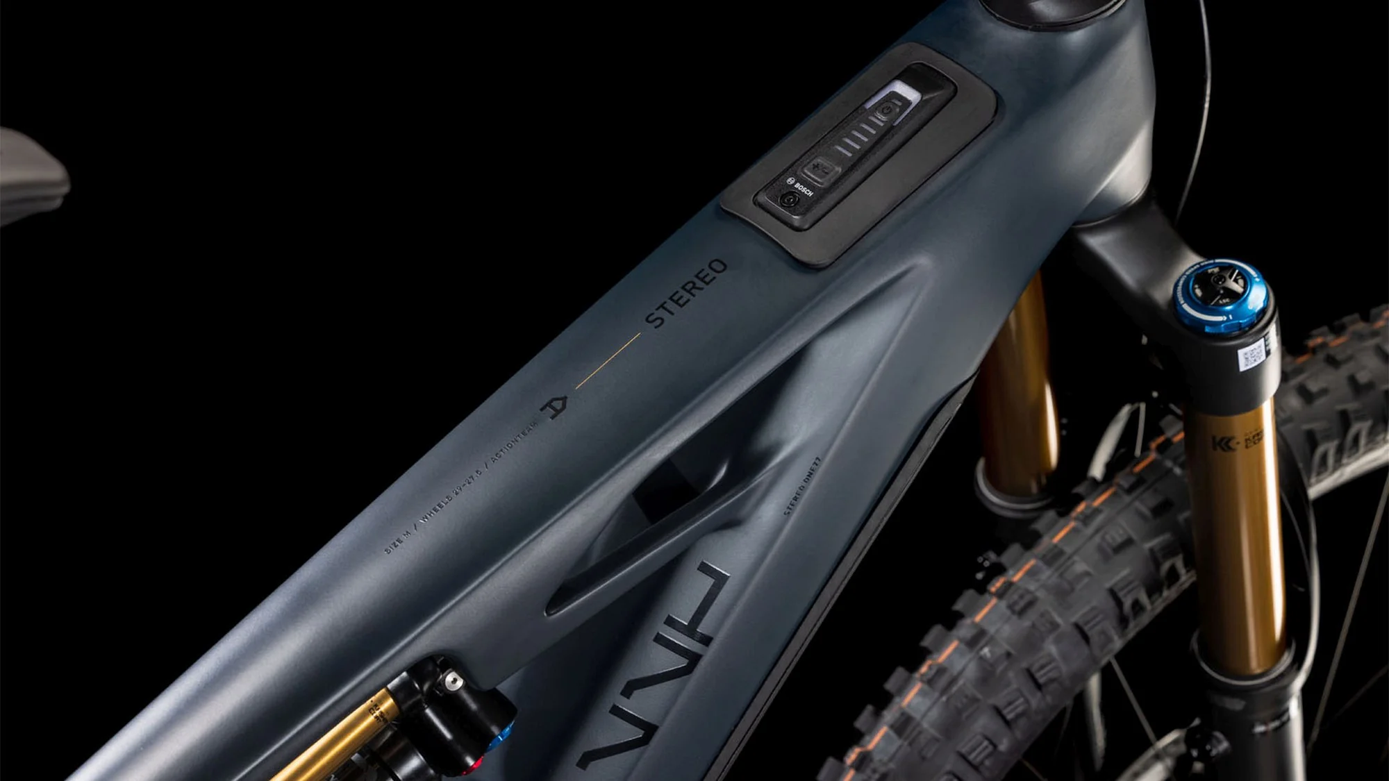 CUBE STEREO HYBRID ONE77 HPC AT 800 CARBON/GOLD - Image 2