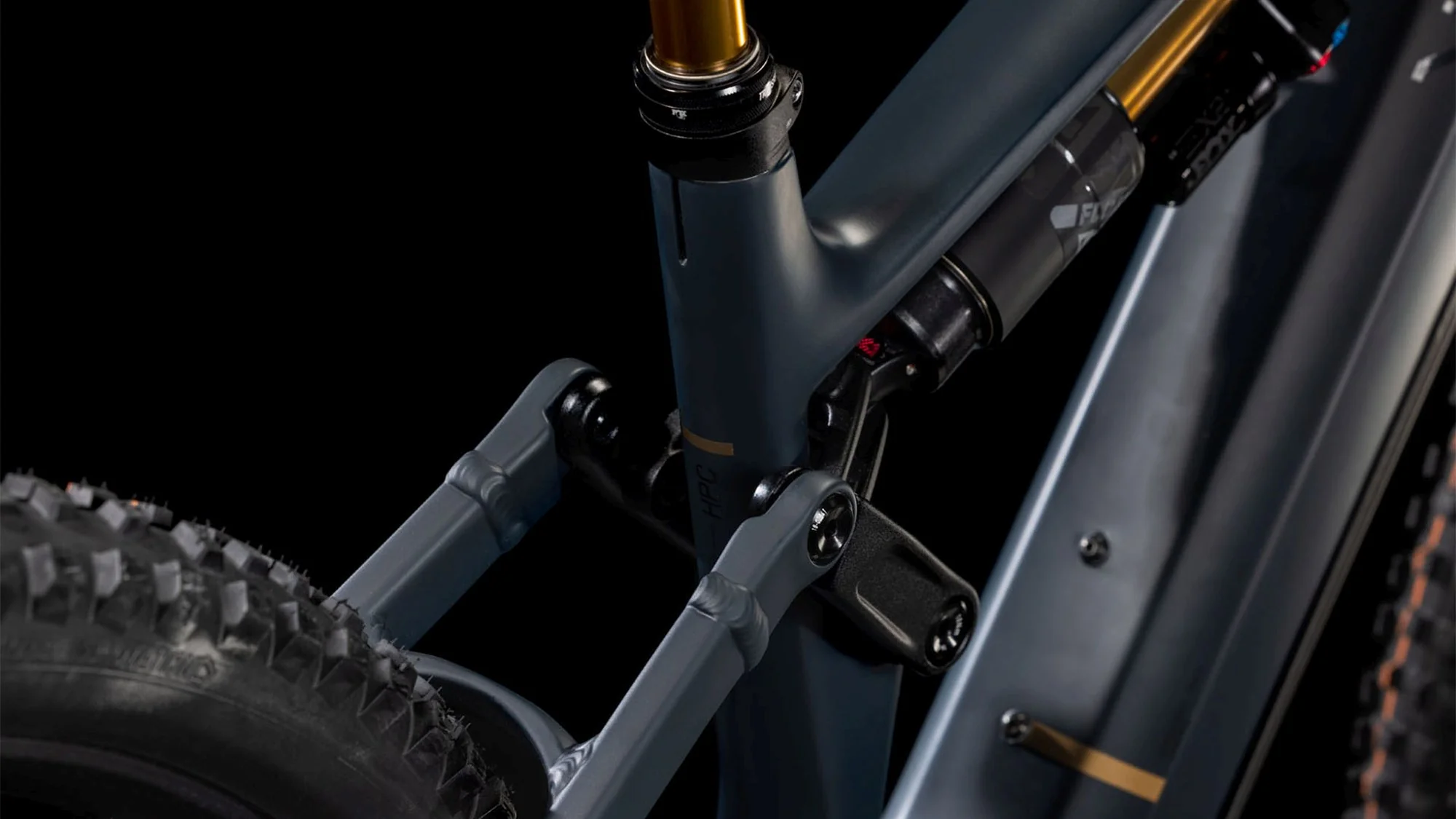 CUBE STEREO HYBRID ONE77 HPC AT 800 CARBON/GOLD - Image 4