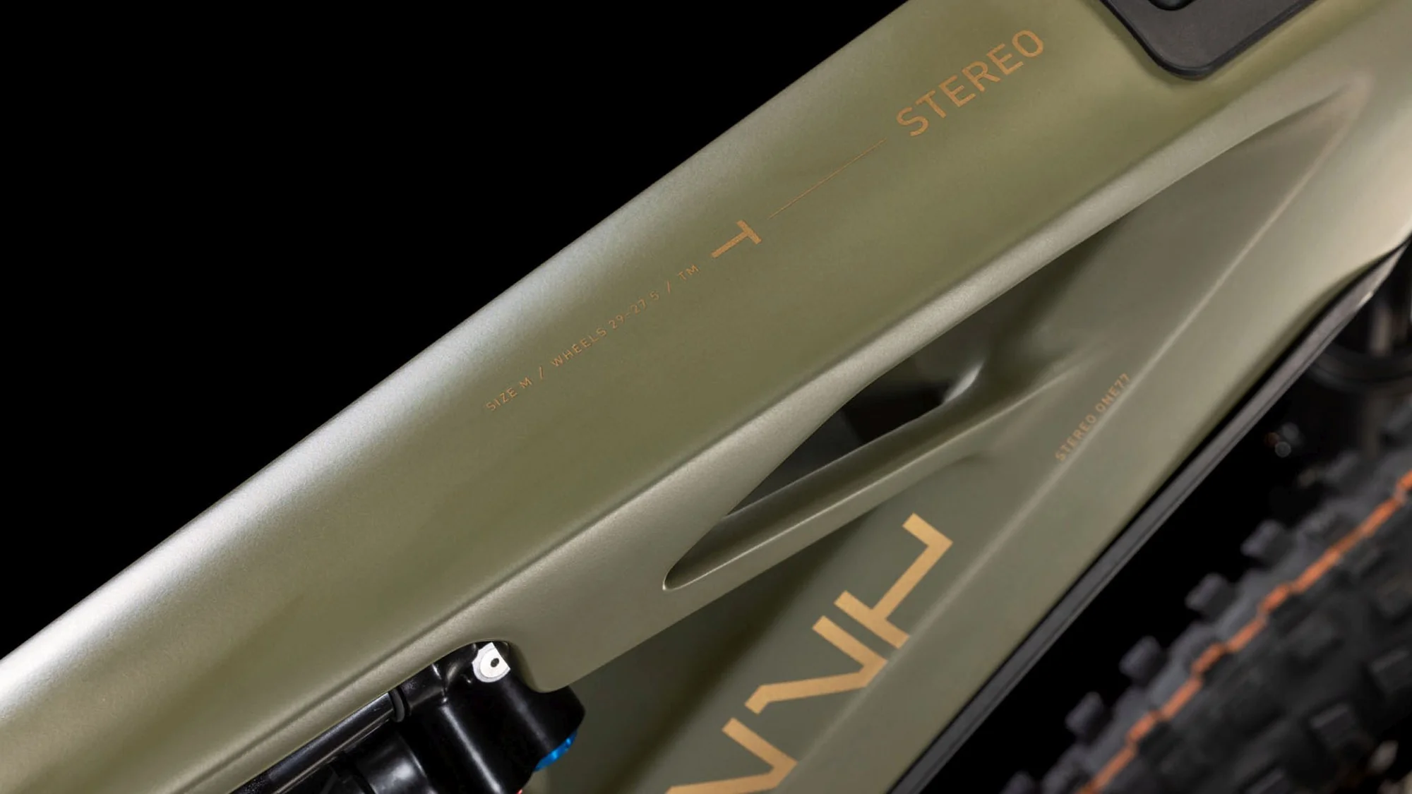 CUBE STEREO HYBRID ONE77 HPC TM 800 DUSTYOLIVE/GOLD - Image 3