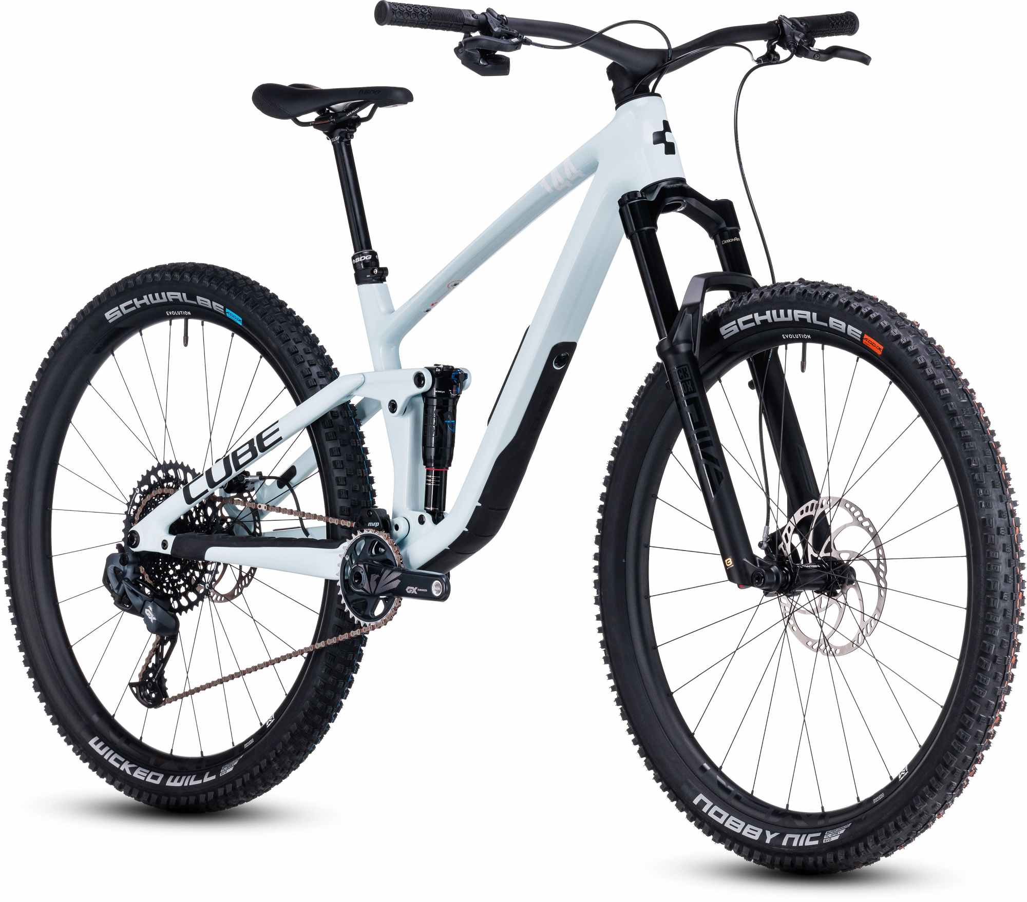 CUBE STEREO ONE44 C:68X SLX FROSTWHITE/BLACK - Image 2