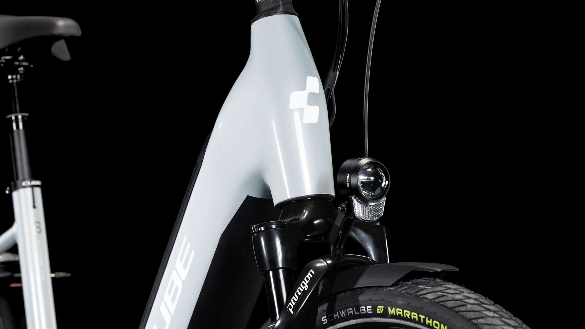 CUBE SUPREME HYBRID DELUXE SLX 625 POLARGREY/WHITE - Image 6