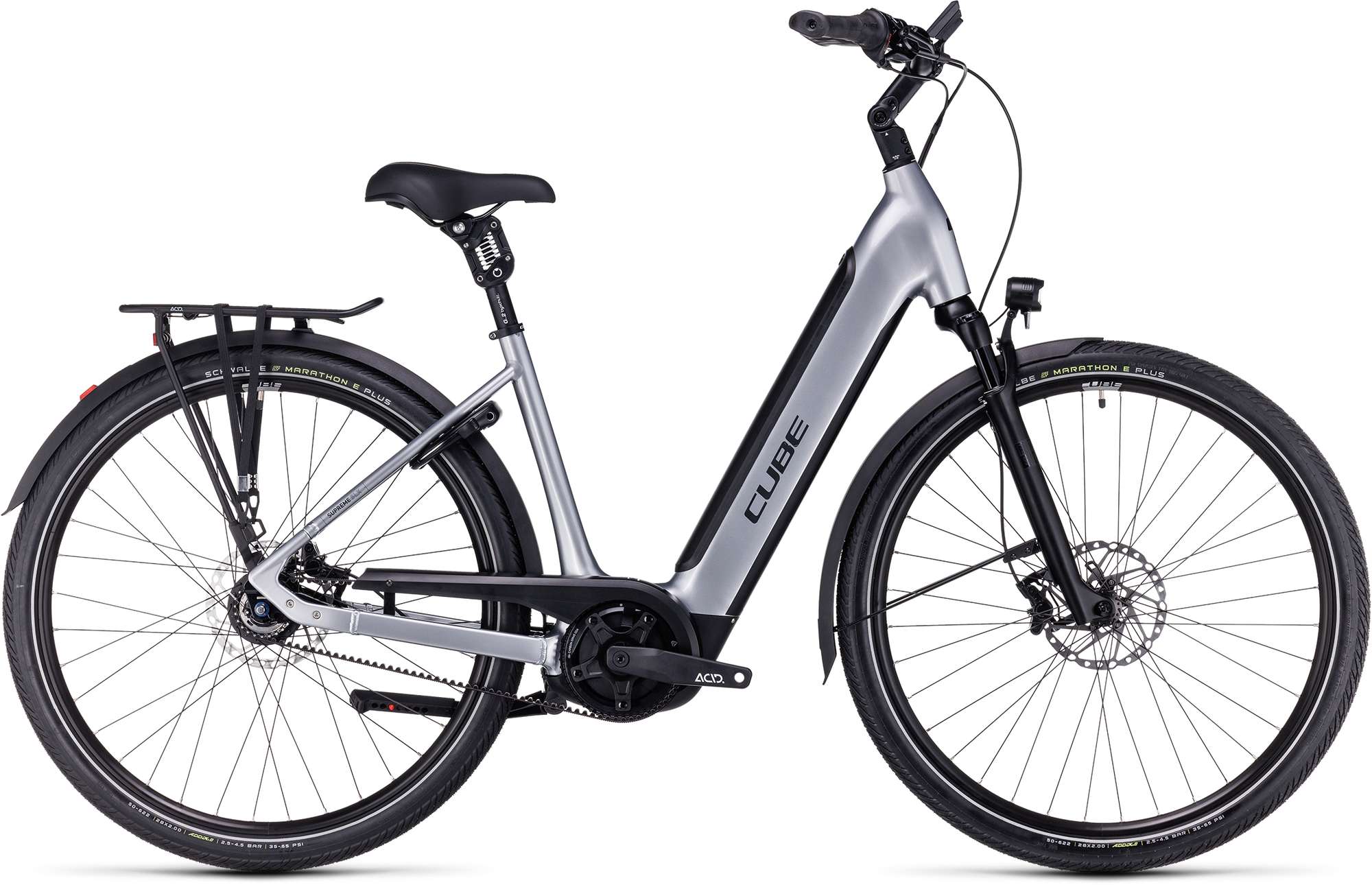 CUBE SUPREME HYBRID SLX 625 POLARSILVER/BLACK