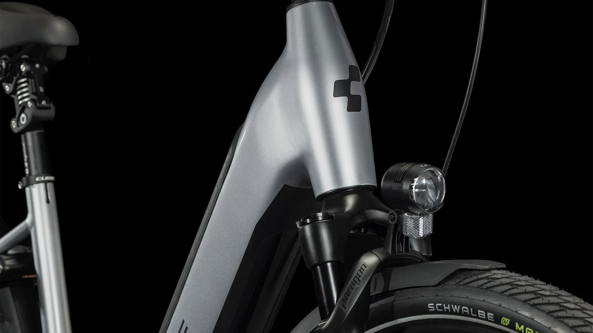 CUBE SUPREME HYBRID SLX 625 POLARSILVER/BLACK - Image 4