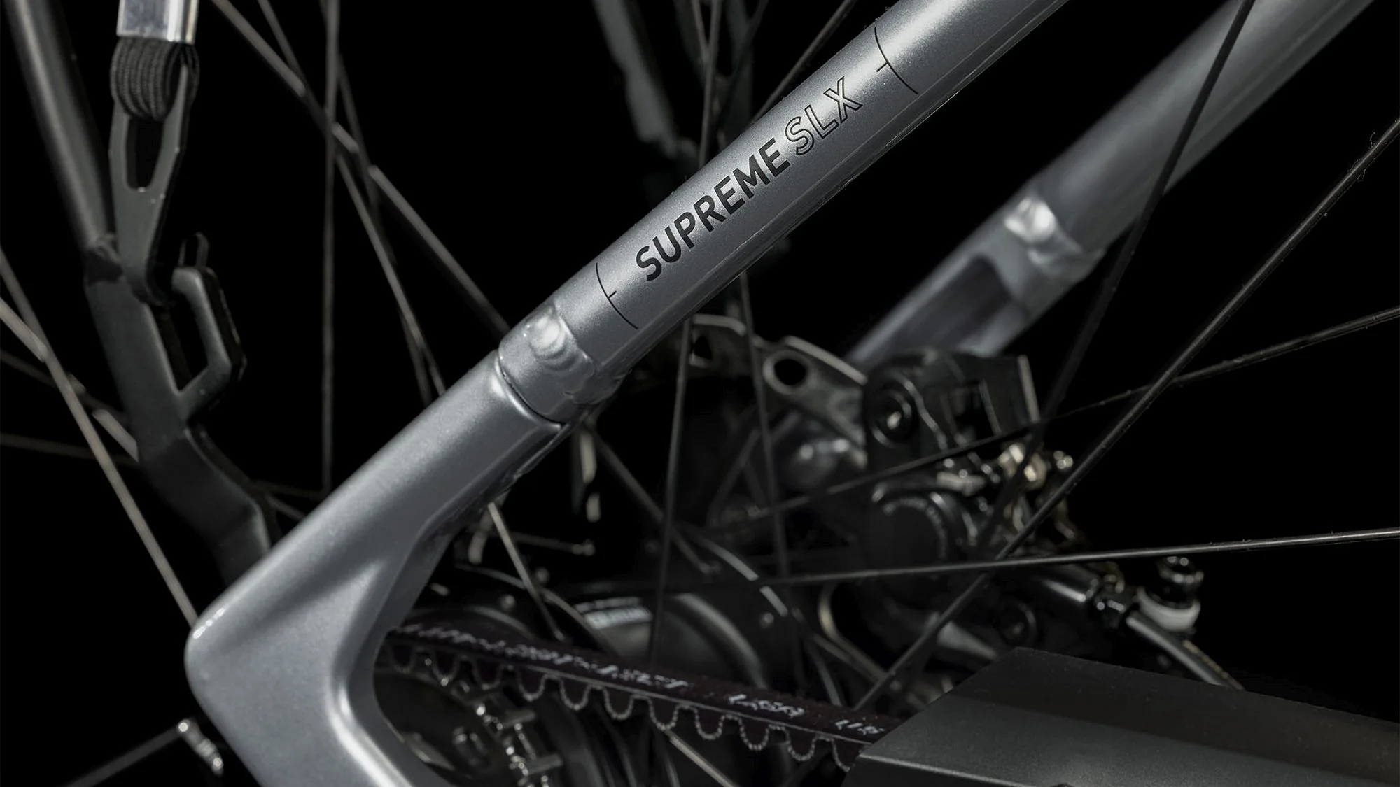 CUBE SUPREME HYBRID SLX 625 POLARSILVER/BLACK - Image 6