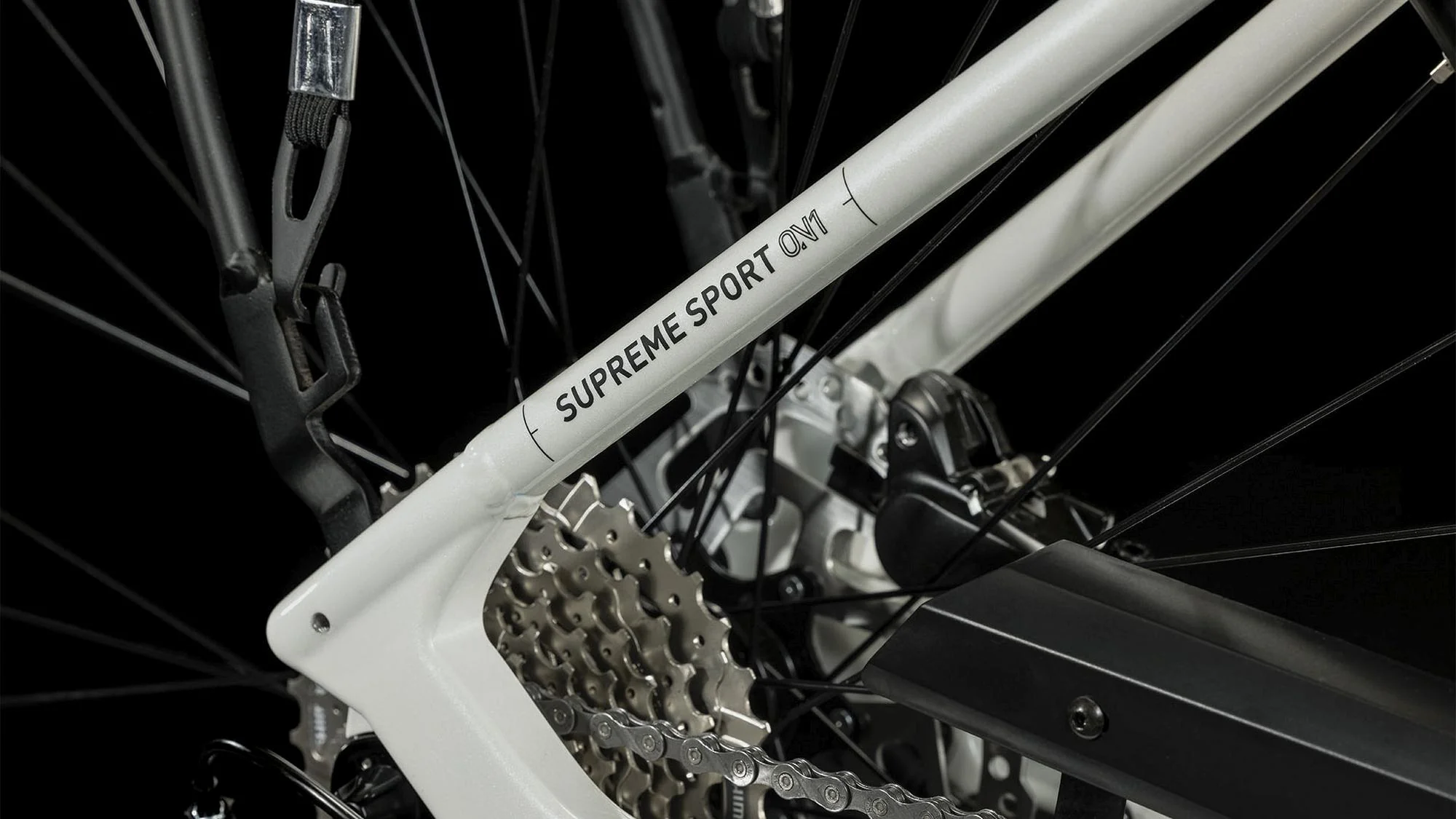 CUBE SUPREME SPORT HYBRID ONE 500 WHITE/BLACK - Image 6