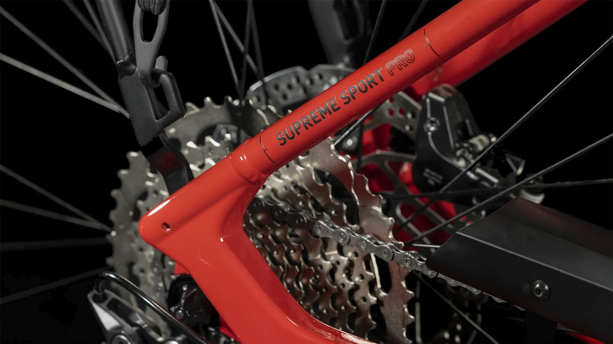 CUBE SUPREME SPORT HYBRID PRO 500 RED/BLACK - Image 6