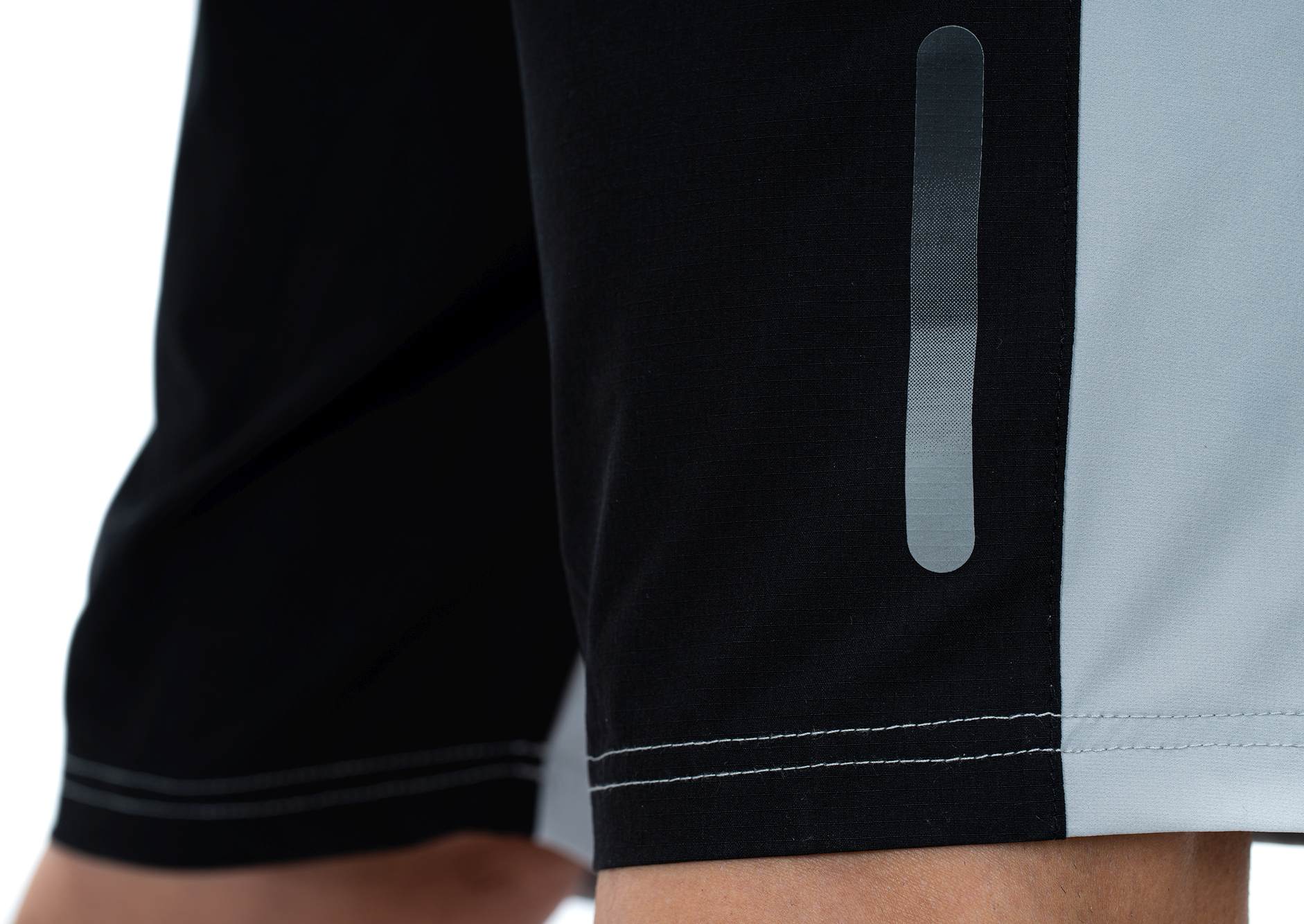 CUBE Teamline Baggy Shorts Grey/Black - Image 3