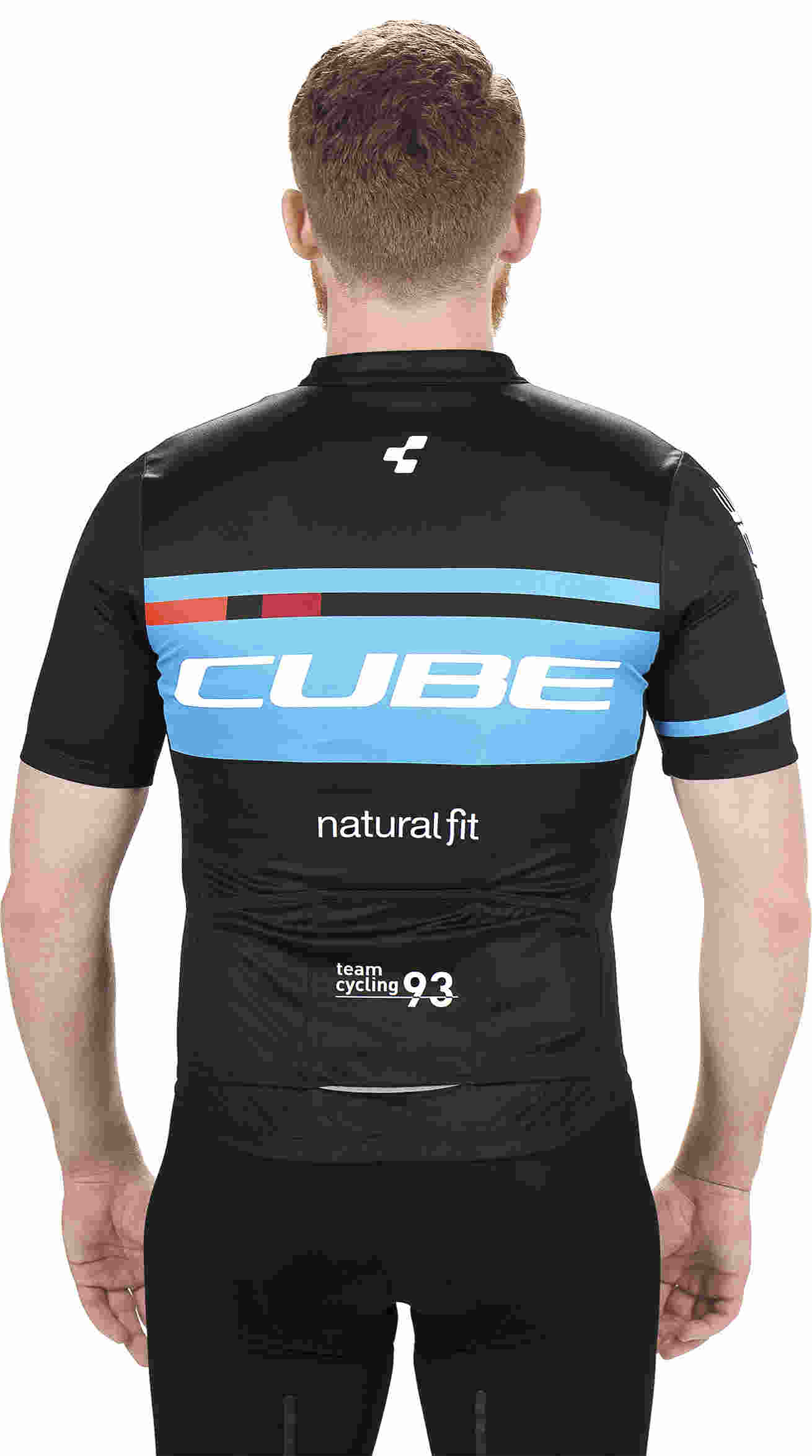 CUBE Teamline Jersey Competition S/S Black/Blue - Image 2