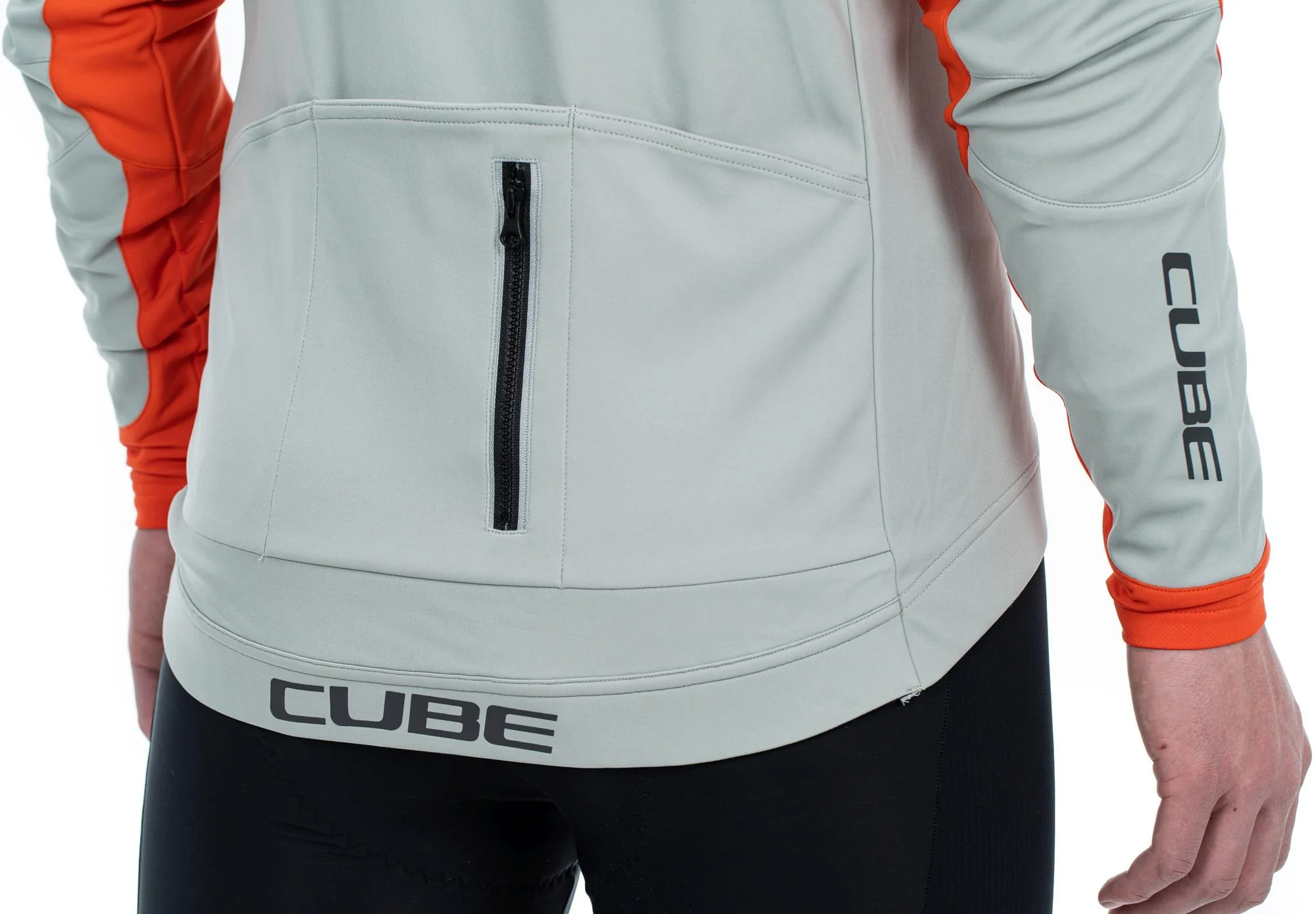 CUBE Teamline Multifunctional Jacket Red/Grey - Image 4