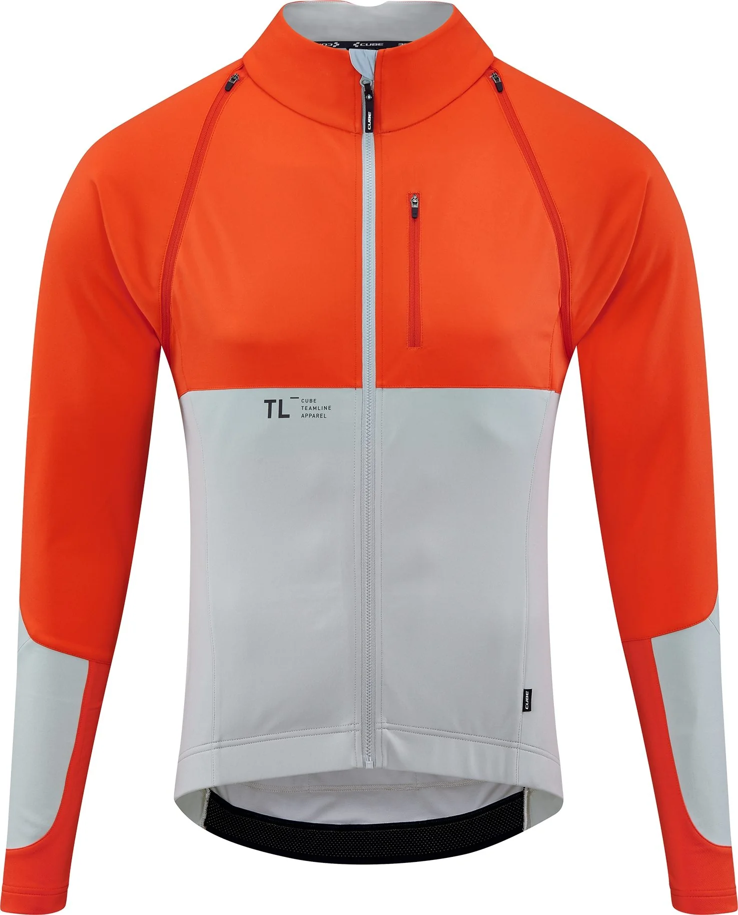 CUBE Teamline Multifunctional Jacket Red/Grey - Image 5