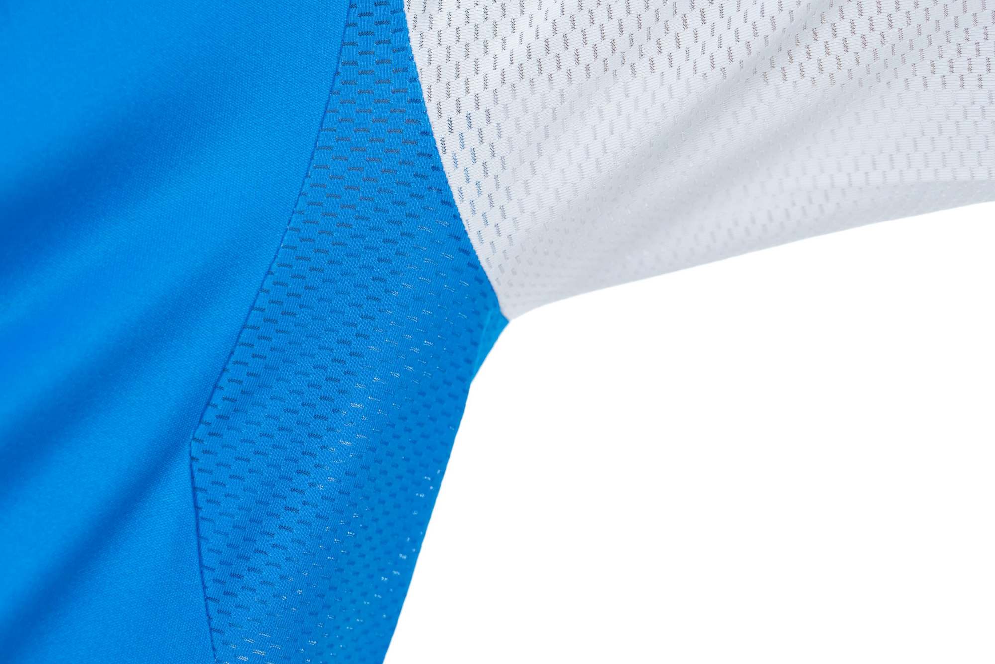 CUBE Teamline Roundneck Jersey S/S White/Blue/Red - Image 5