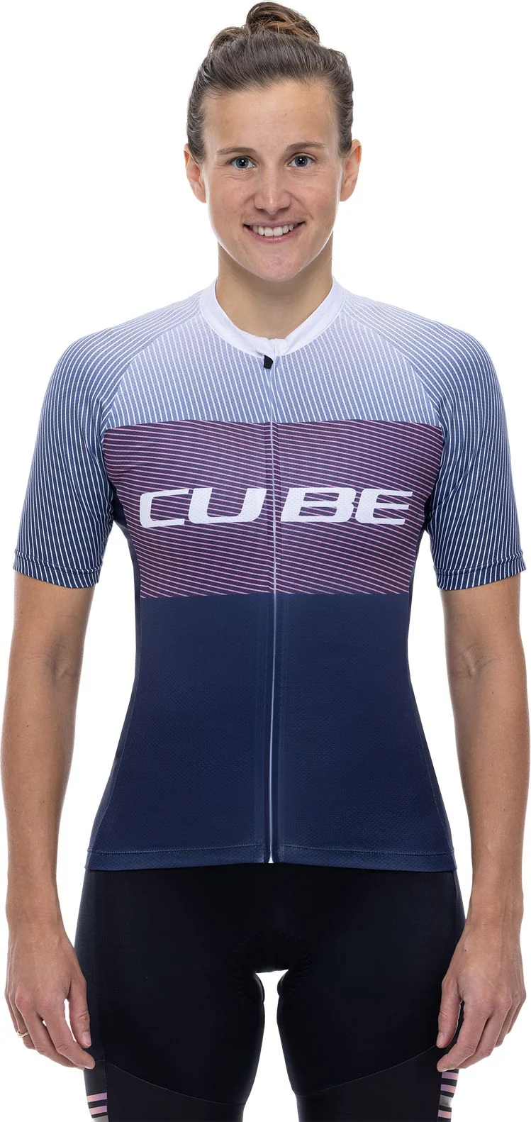 CUBE TEAMLINE WS JERSEY CMPT S/S BLUE/VIOLET