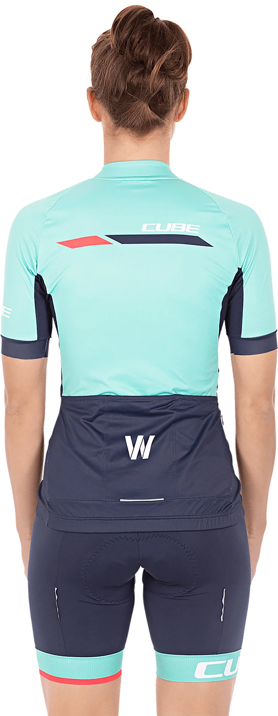 CUBE Teamline WS Jersey S/S Blue/Mint - Image 2
