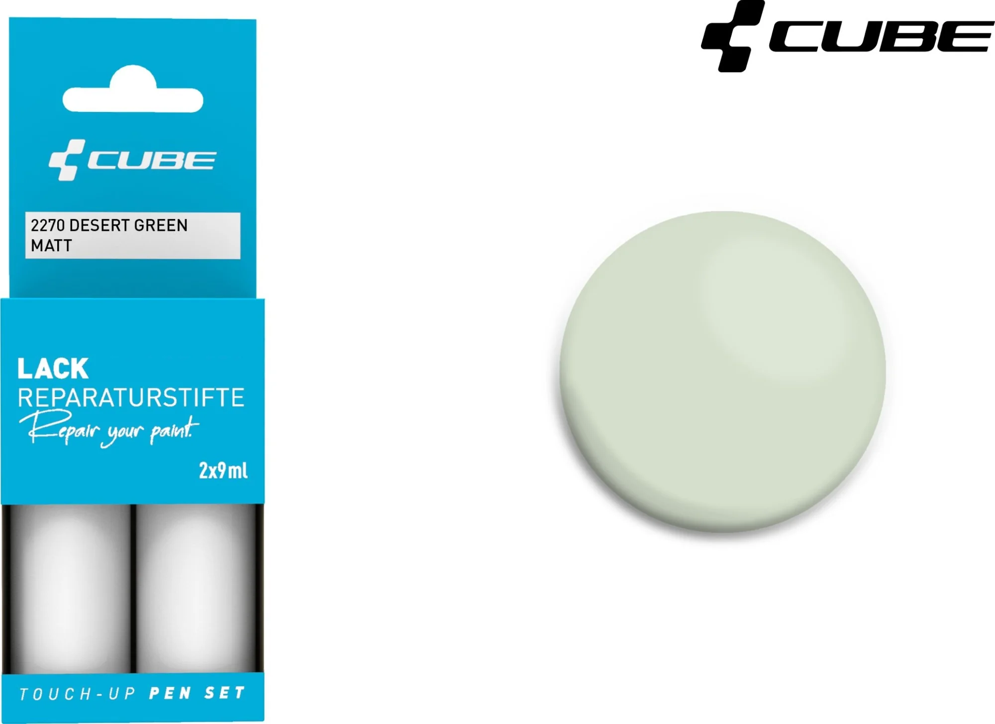Cube Touch Up Pen Set Desert Green Matt 2270