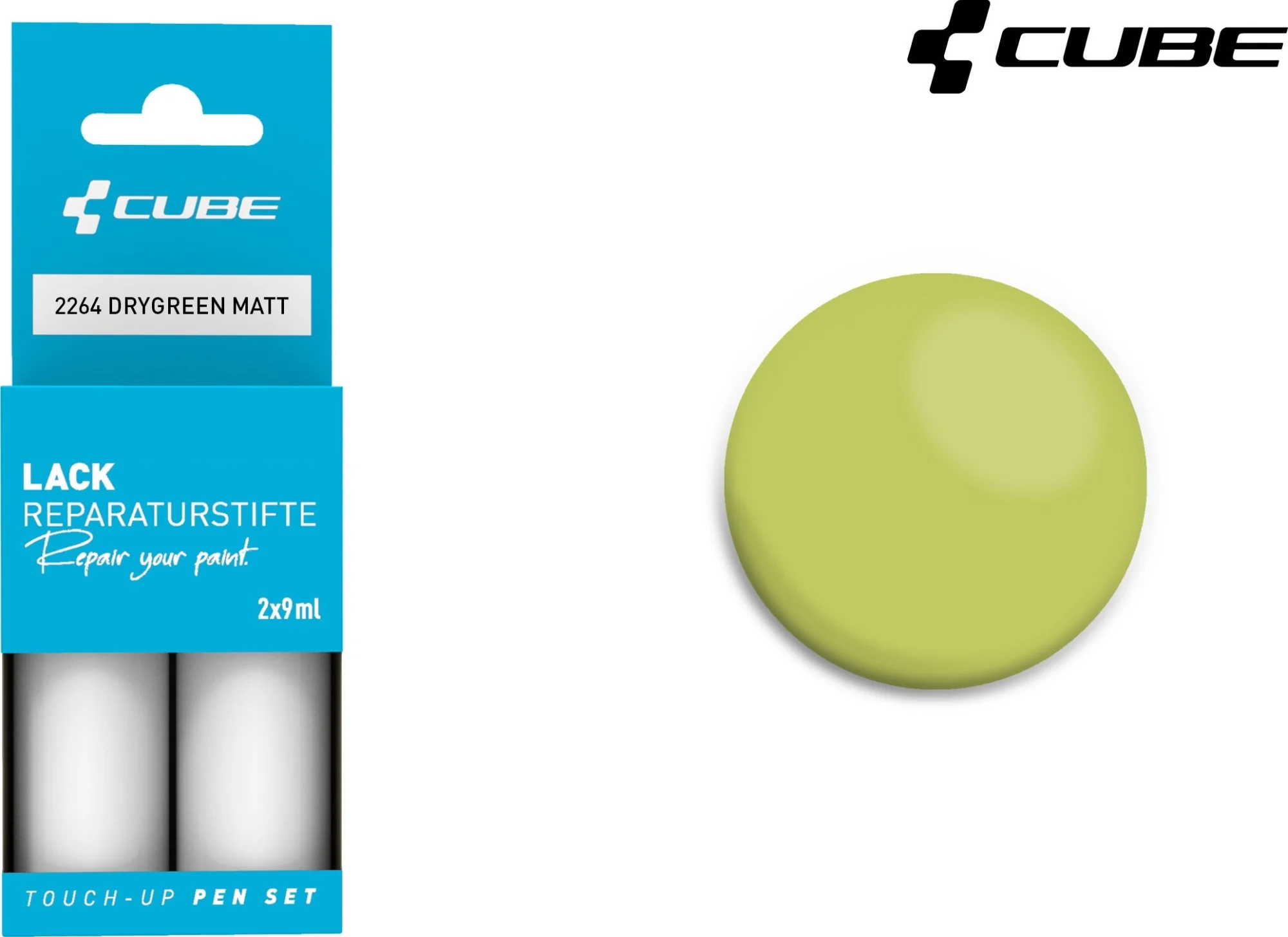 Cube Touch Up Pen Set Drygreen Matt 2264