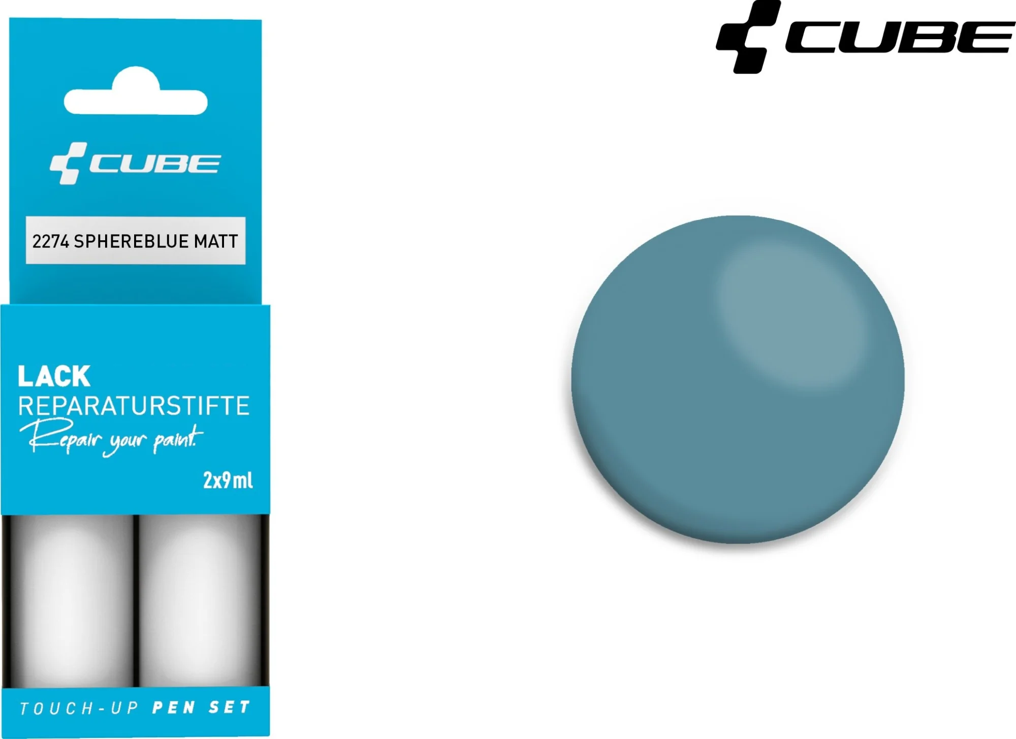 Cube Touch Up Pen Set Sphereblue Matt 2274