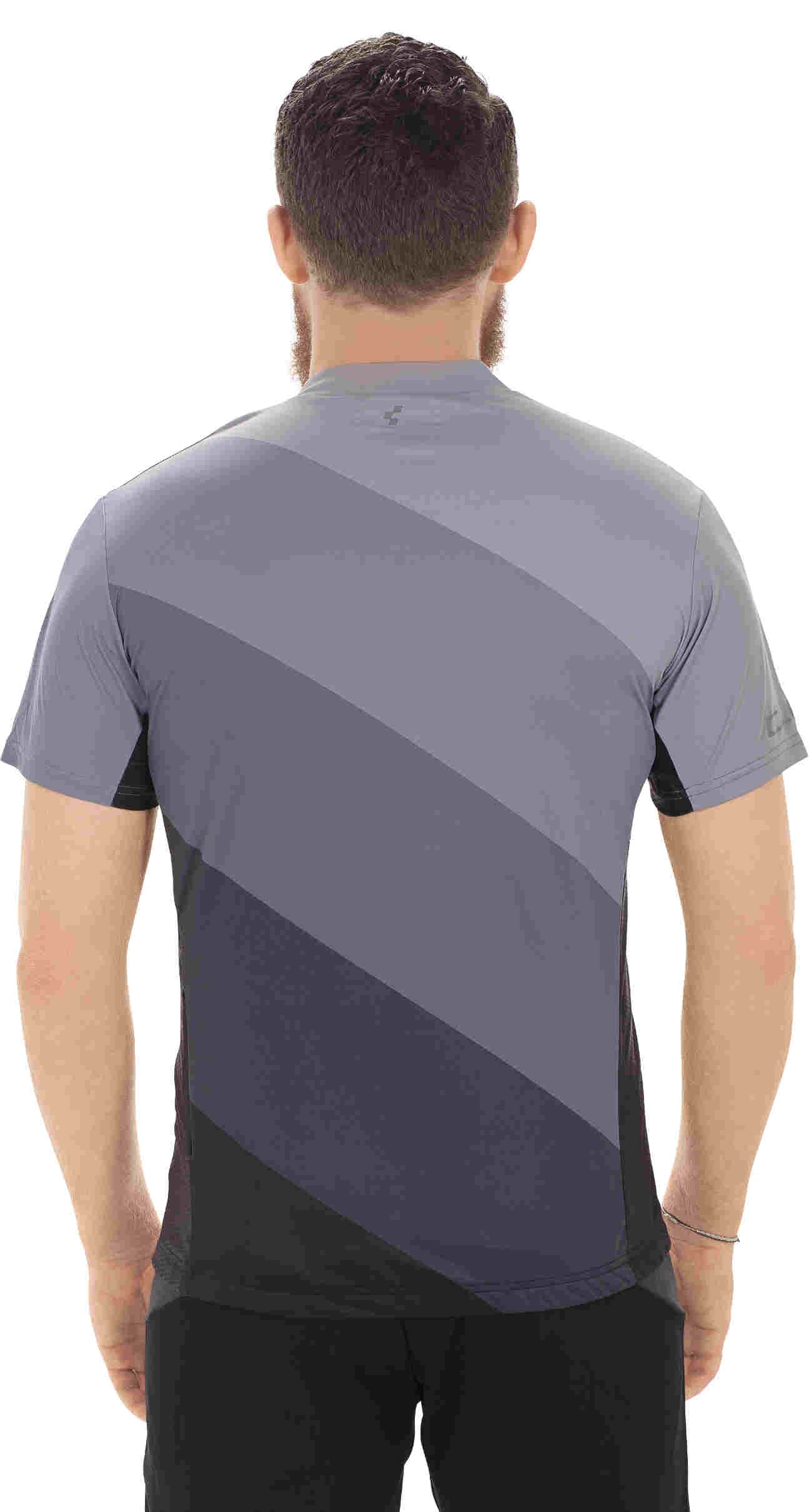 CUBE Tour Jersey Full Zip Grey Pattern - Image 2