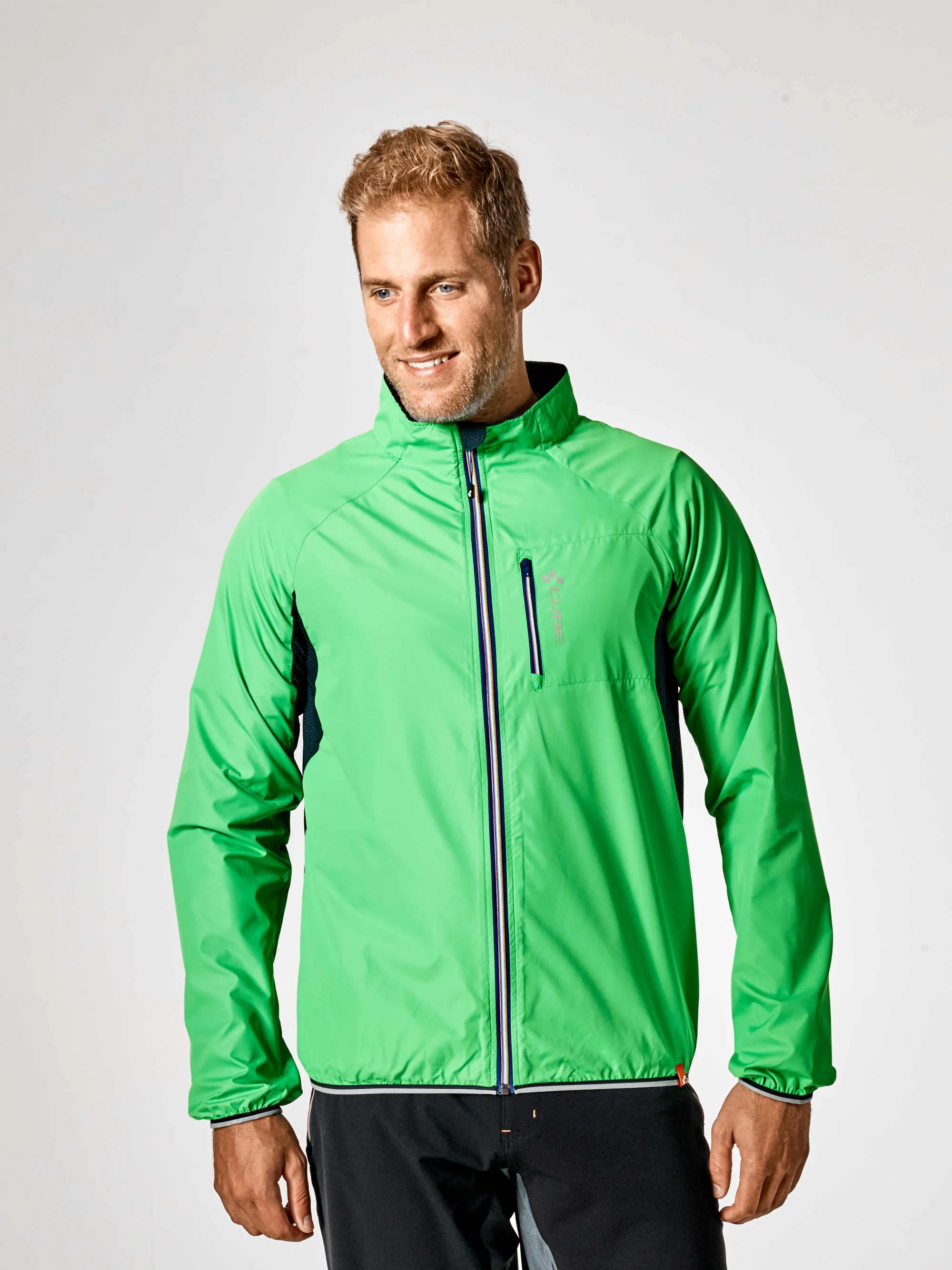 CUBE Tour Wind Jacket Green - Image 4