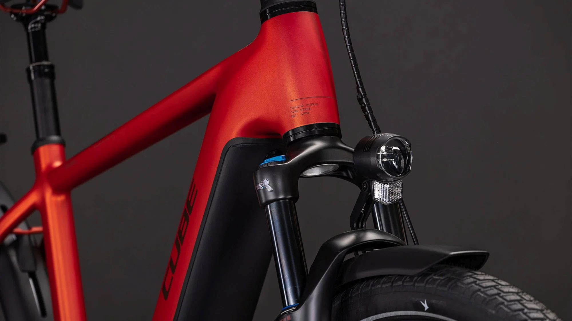 CUBE TOURING HYBRID COMFORT SLX 800 CHILLI/CHROME - Image 12