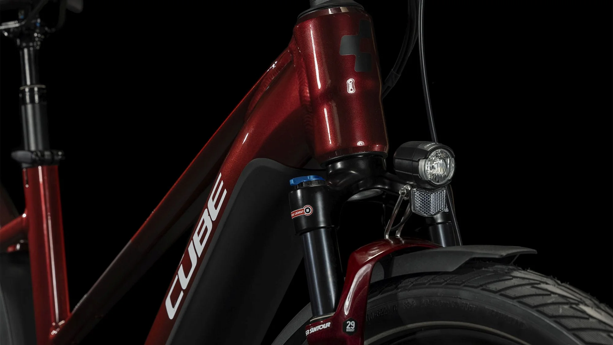 CUBE TOURING HYBRID EXC 625 RED/WHITE - Image 15