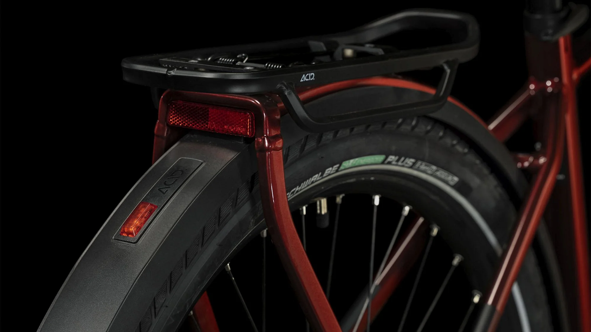 CUBE TOURING HYBRID EXC 625 RED/WHITE - Image 4