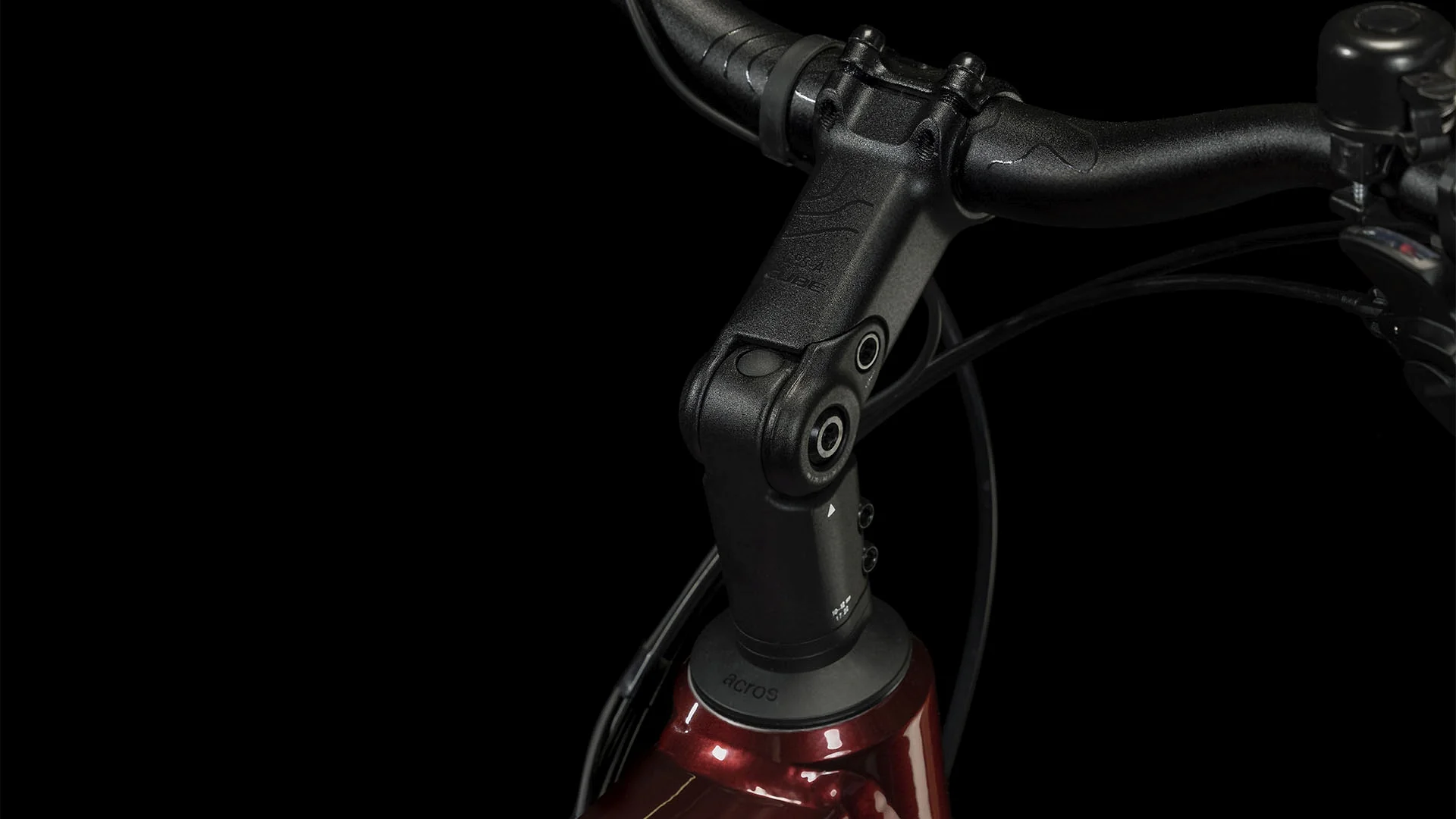 CUBE TOURING HYBRID EXC 625 RED/WHITE - Image 3