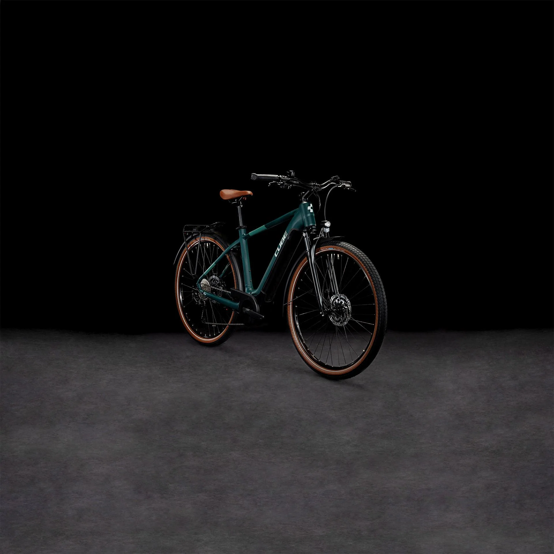 CUBE TOURING HYBRID ONE 625 DARKGREEN/GREEN - Image 7
