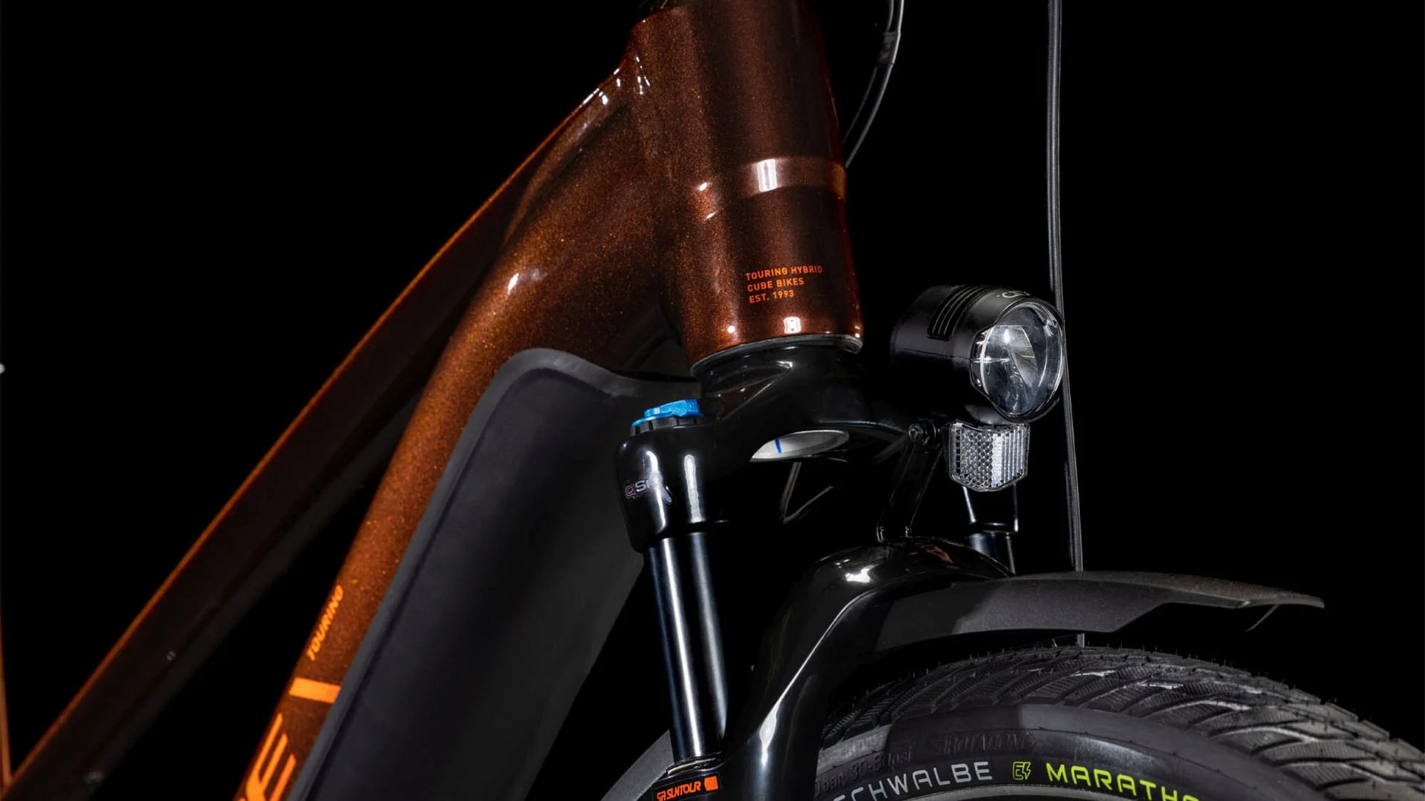 CUBE TOURING HYBRID PRO 625 CINNAMON/ORANGE - Image 13