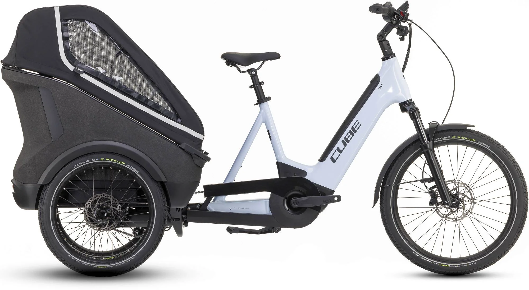 CUBE TRIKE FAMILY HYBRID 750 FLASHWHITE/REFLX