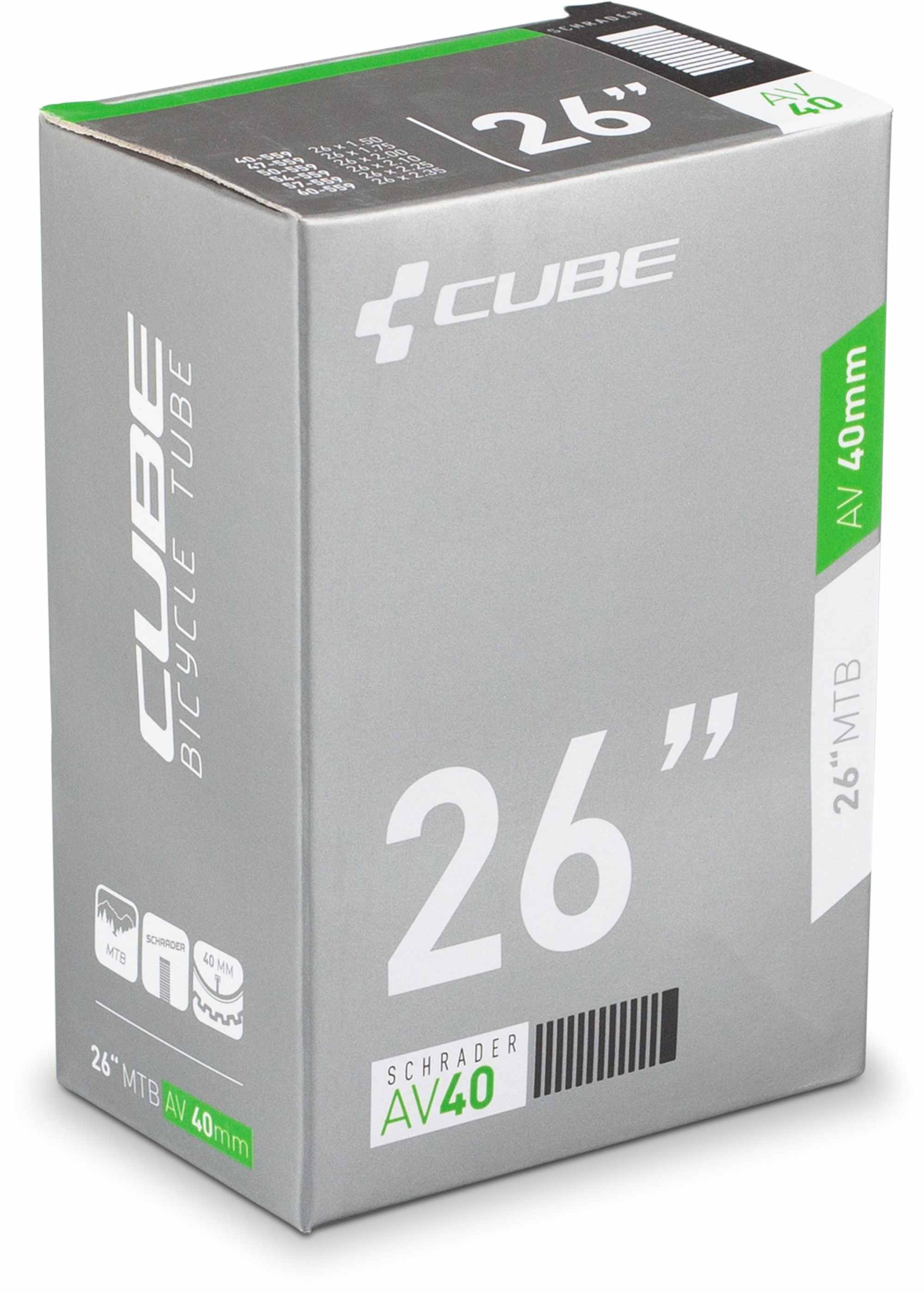 CUBE TUBE 26 INCH MTB AGV 40MM