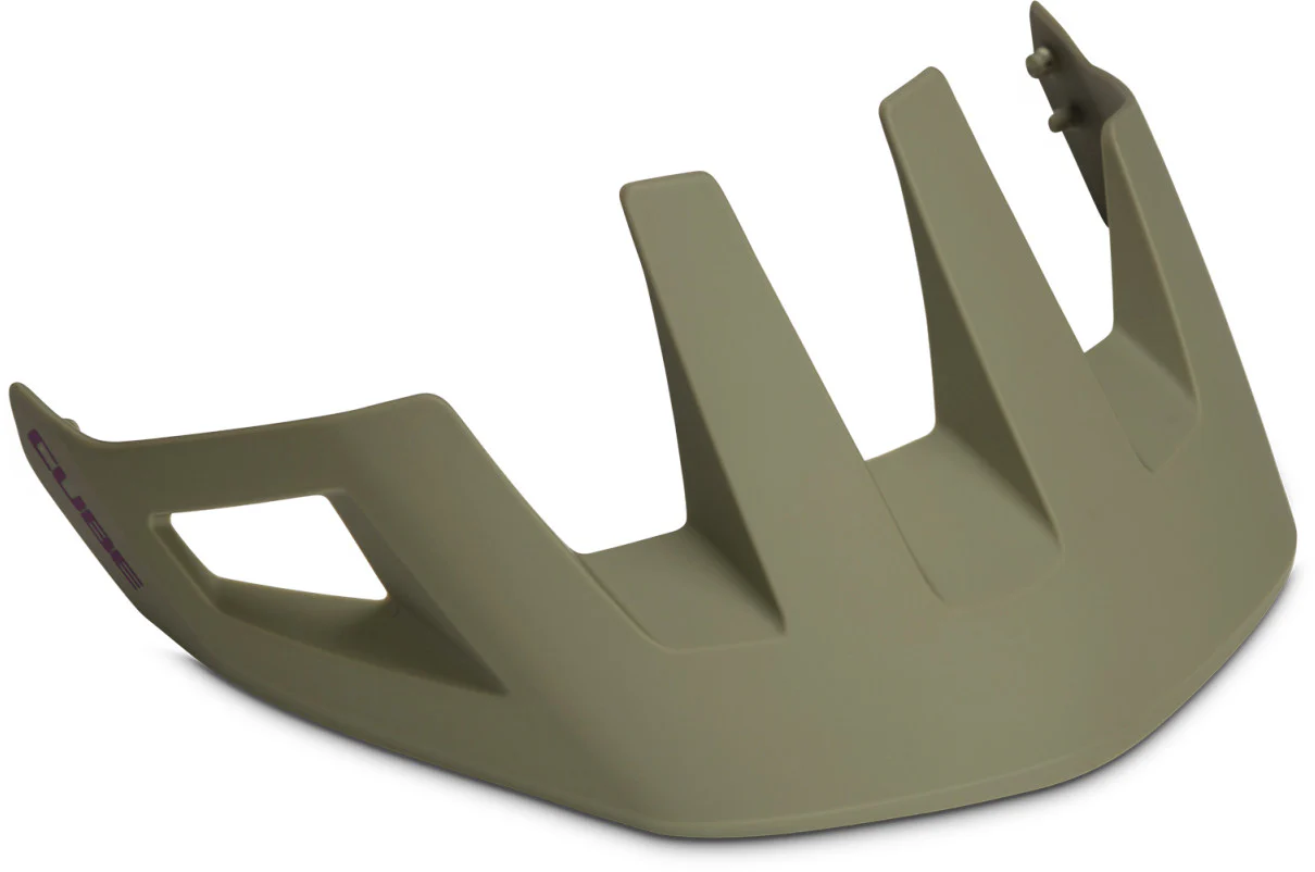 CUBE Visor Badger Green Camo S/M