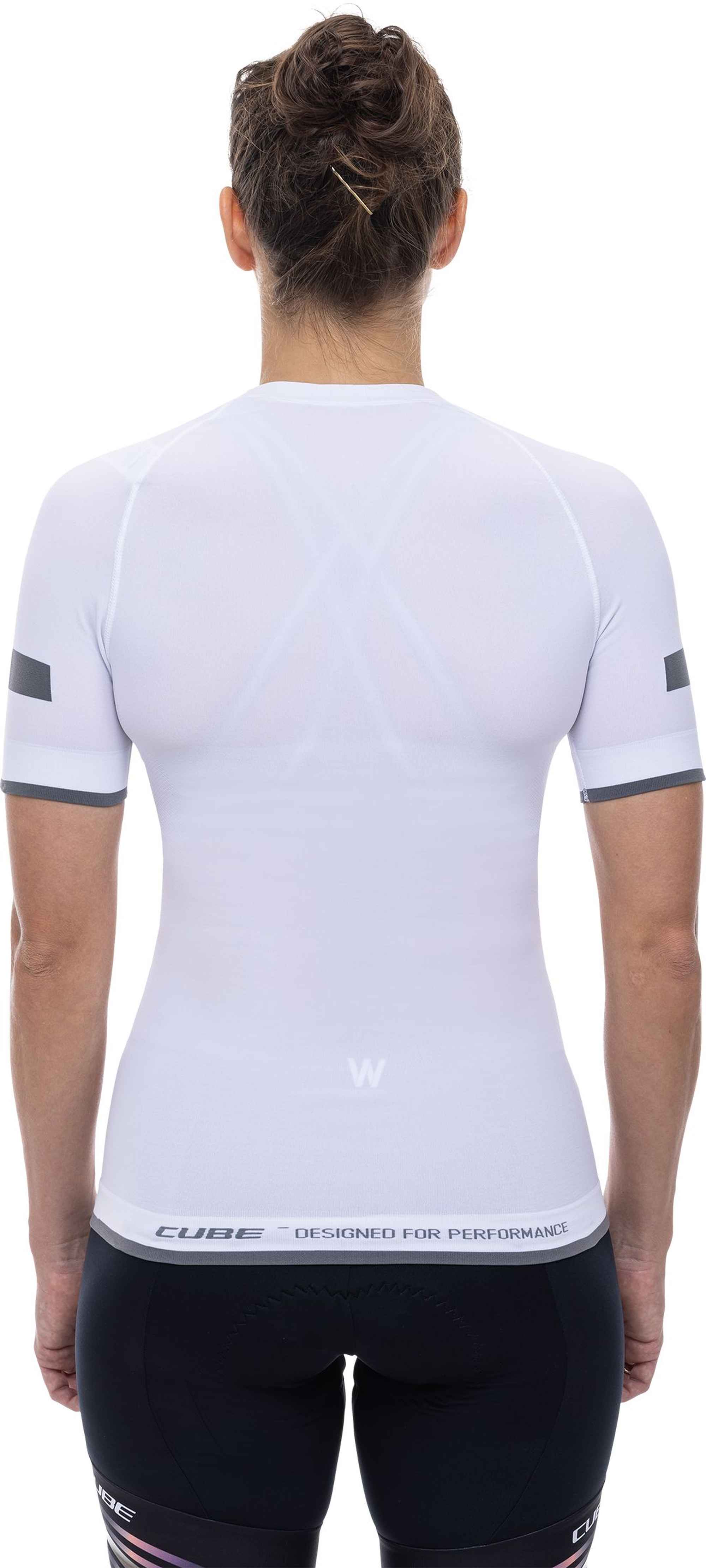 CUBE WS BASELAYER RACE BE COOL S/S WHITE - Image 4